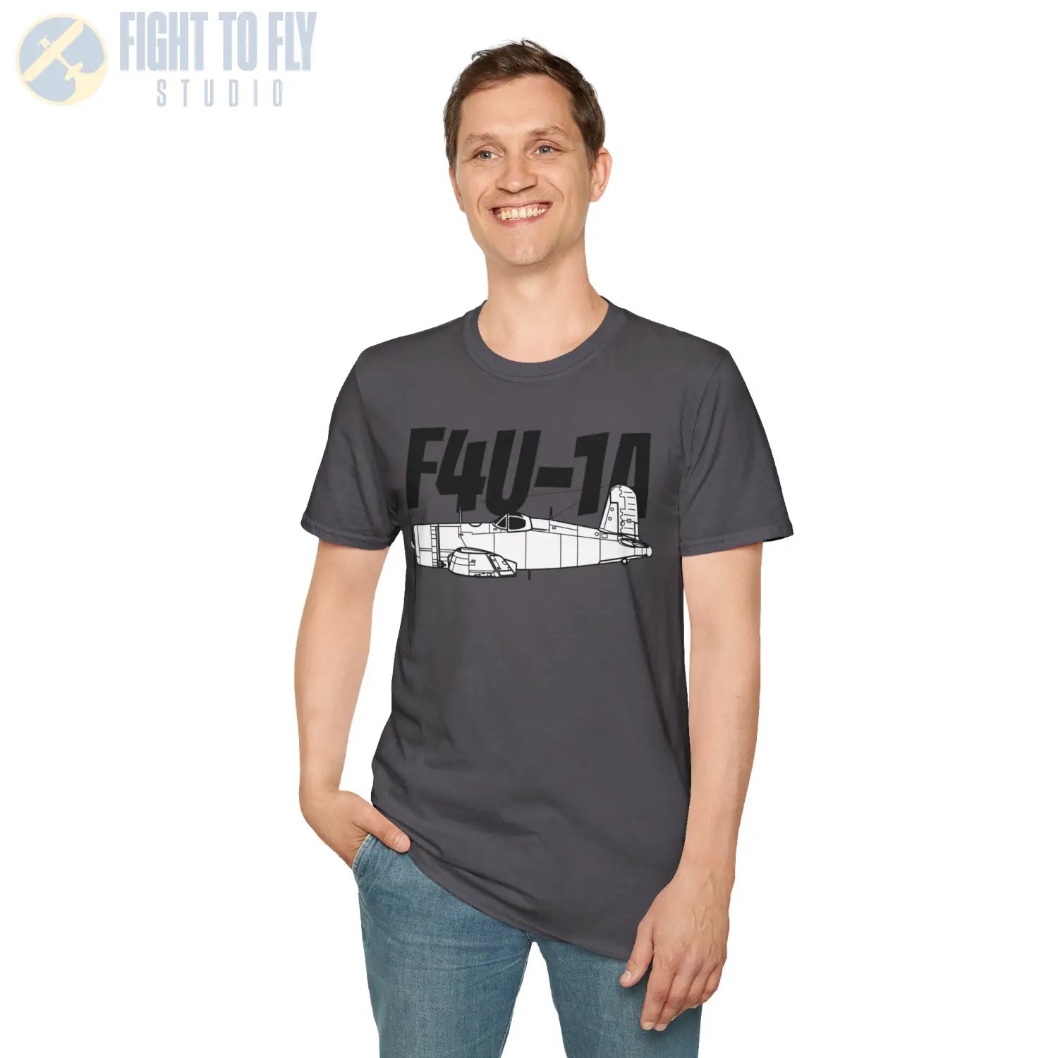 F4U-1A Corsair T-Shirt - Pilot gifts - WWII warbird t-shirt