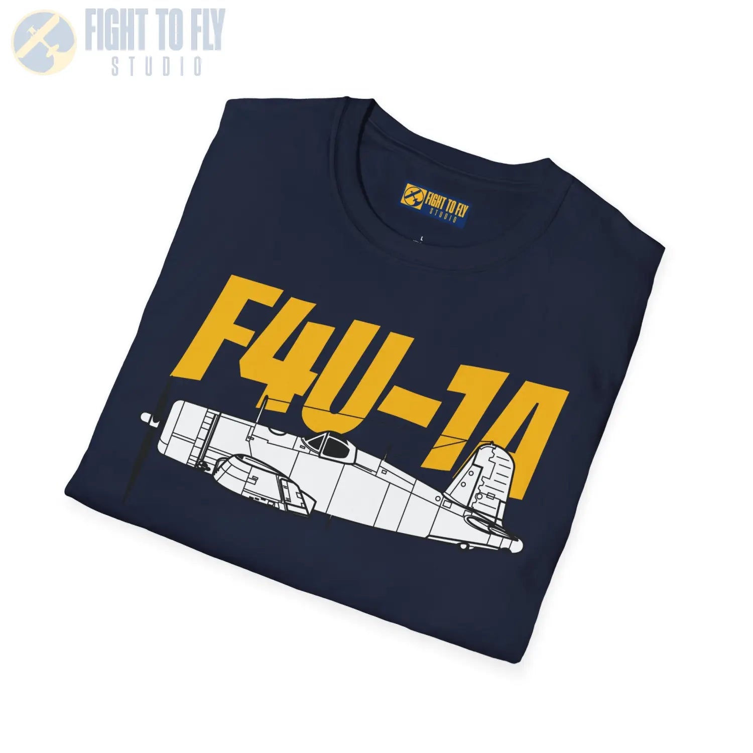 F4U-1A Corsair T-Shirt - Pilot gifts - WWII warbird t-shirt