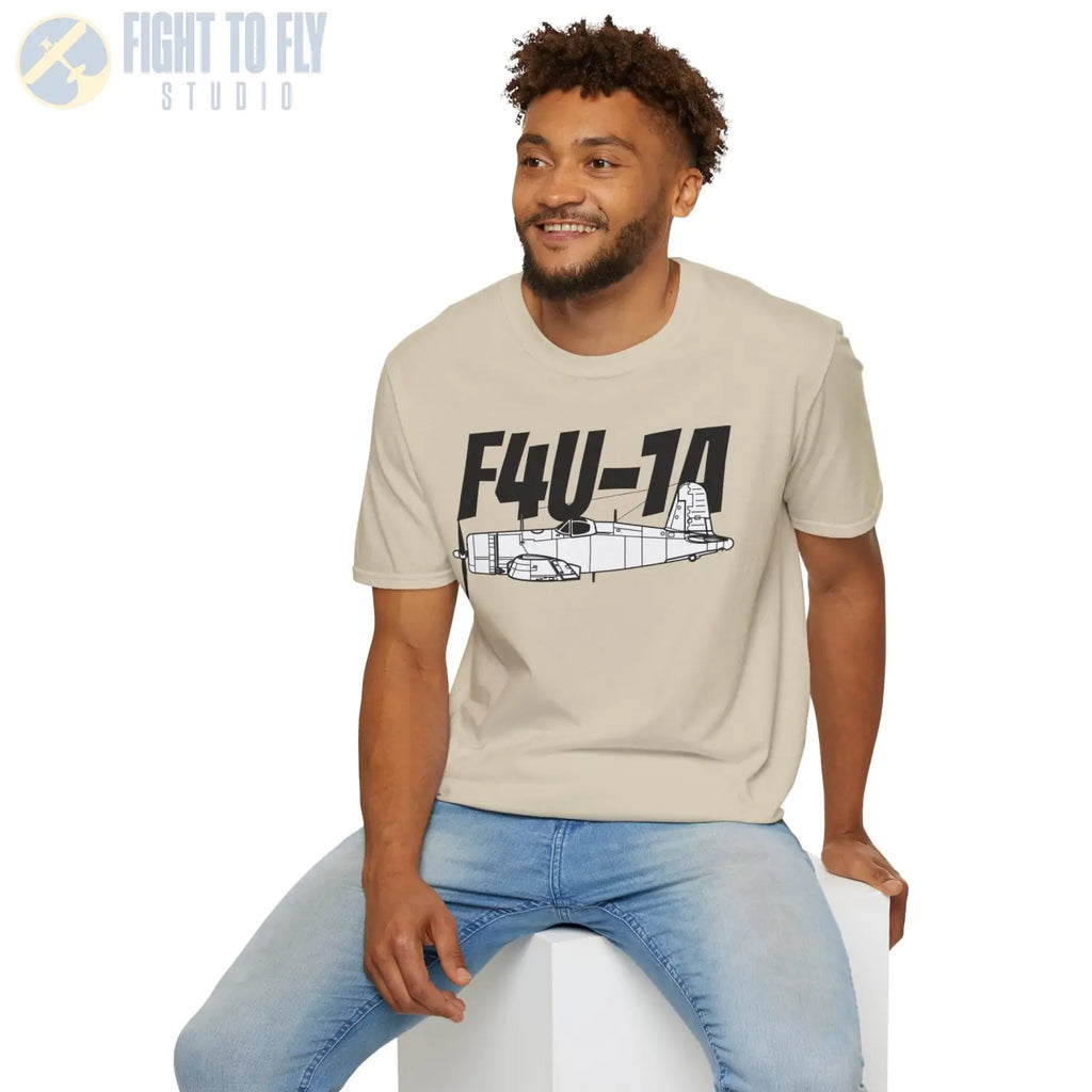 F4U-1A Corsair T-Shirt - Pilot gifts - WWII warbird t-shirt
