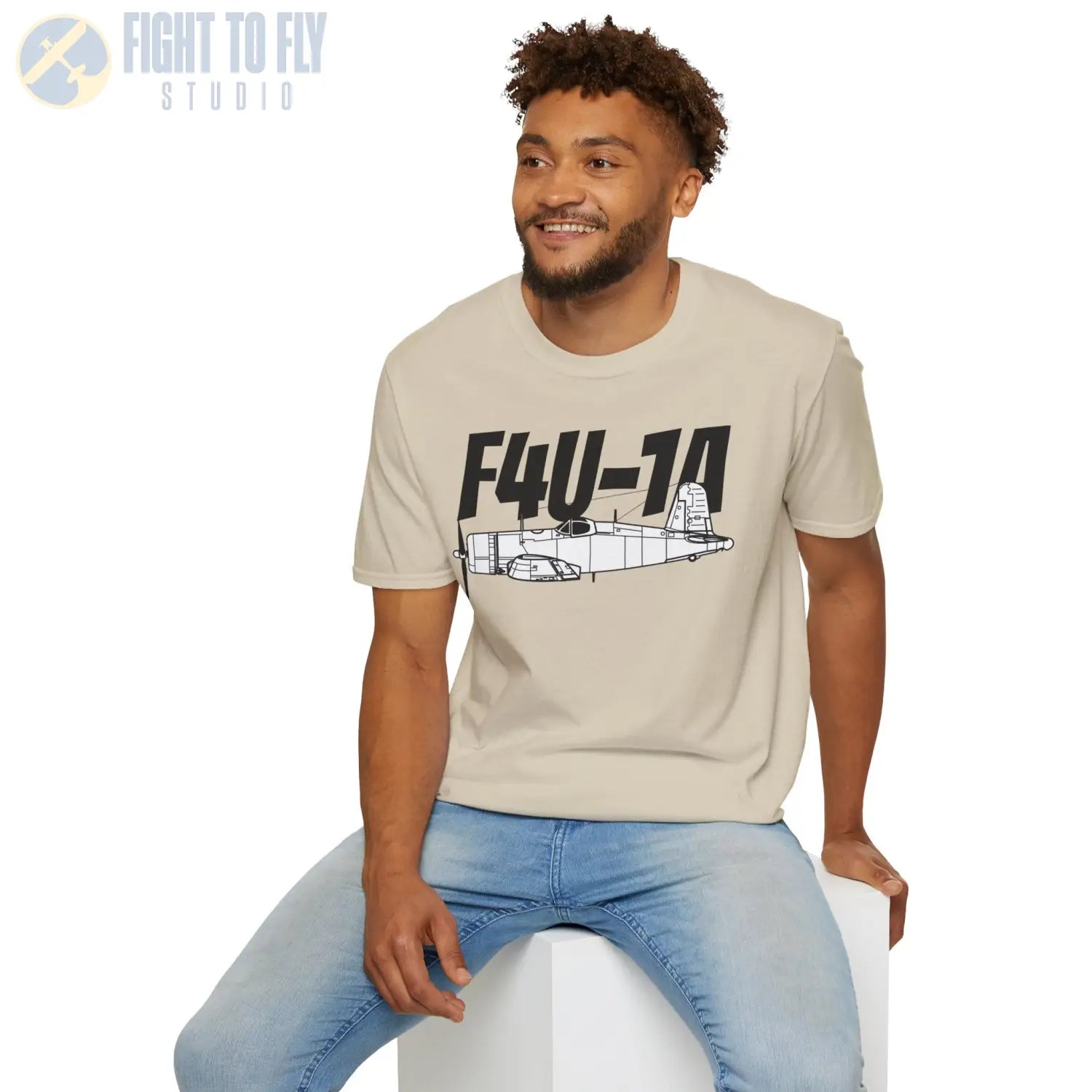 F4U-1A Corsair T-Shirt - Pilot gifts - WWII warbird t-shirt