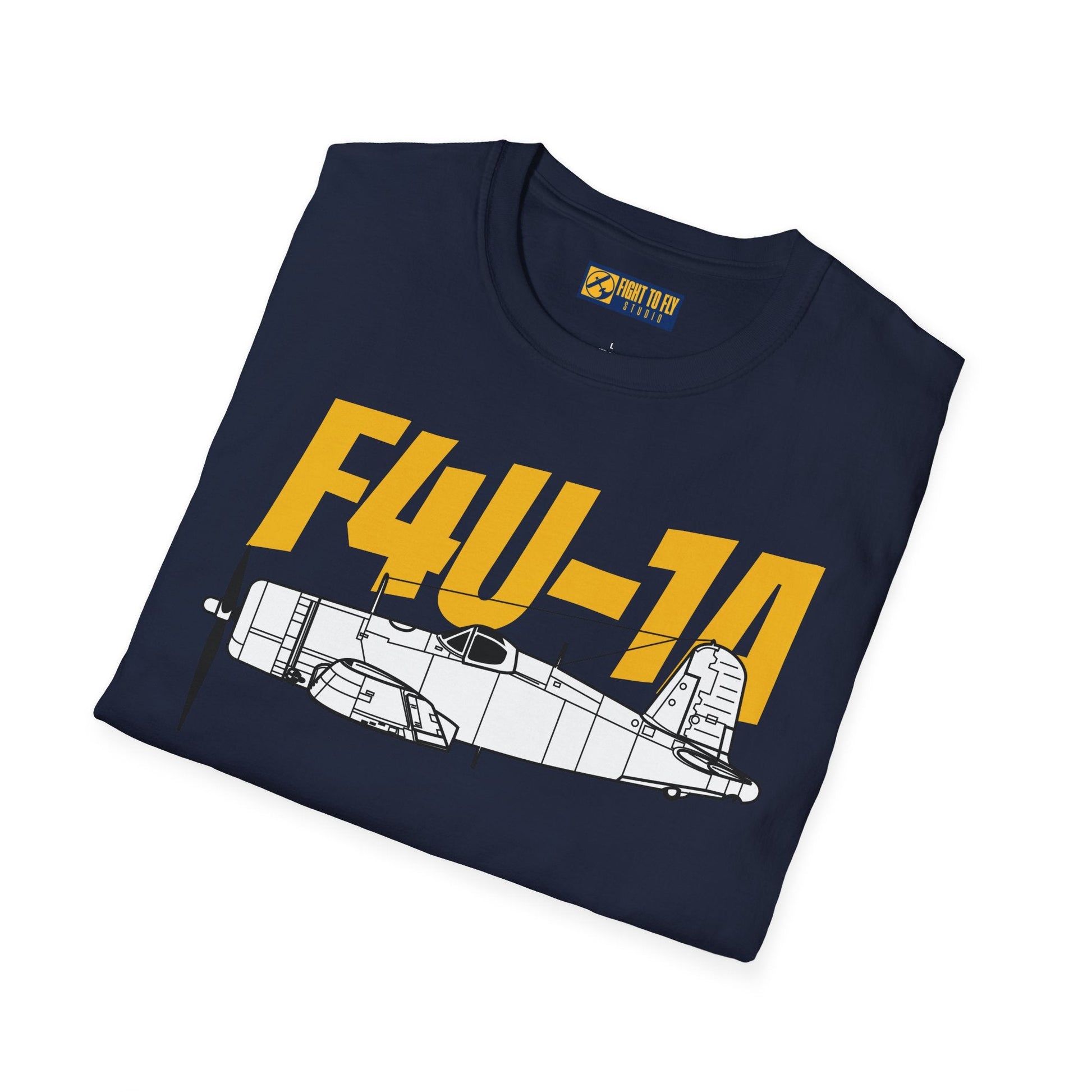 F4U-1A T-Shirt – WWII Naval Aircraft Aviation Tee - Pilot gifts - warbird t-shirt