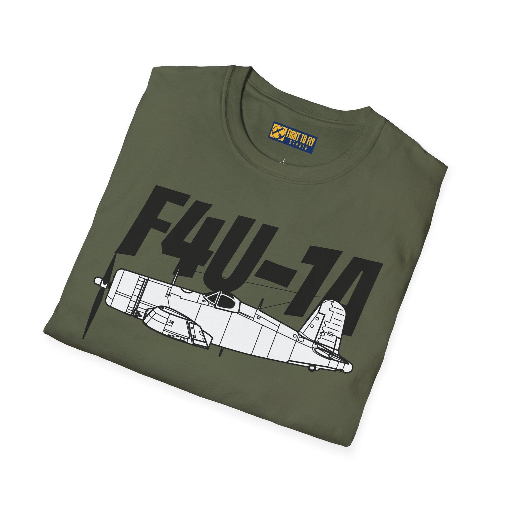 F4U-1A T-Shirt – WWII Naval Aircraft Aviation Tee - Pilot gifts - warbird t-shirt
