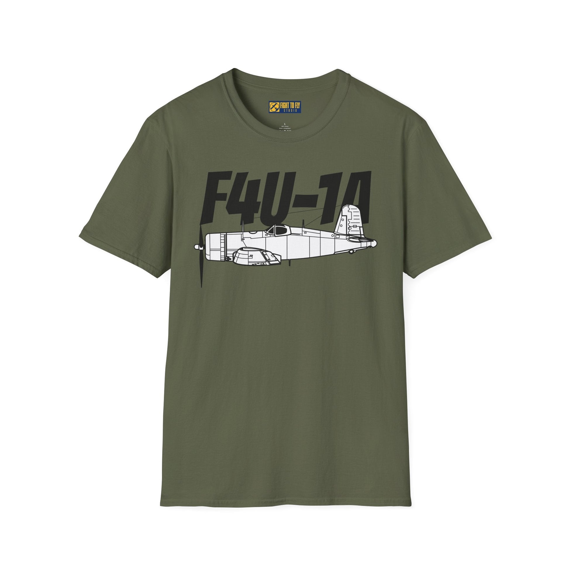 F4U-1A T-Shirt – WWII Naval Aircraft Aviation Tee - Pilot gifts - warbird t-shirt