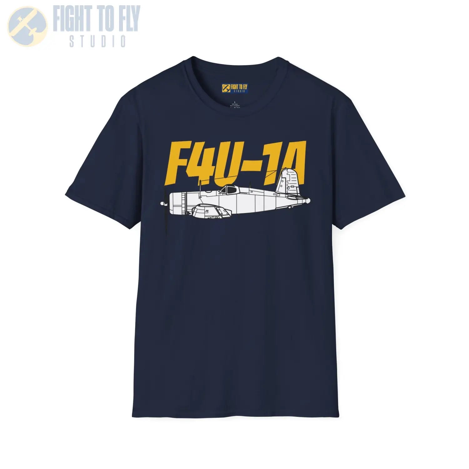 F4U-1A Corsair T-Shirt - Pilot gifts - WWII warbird t-shirt