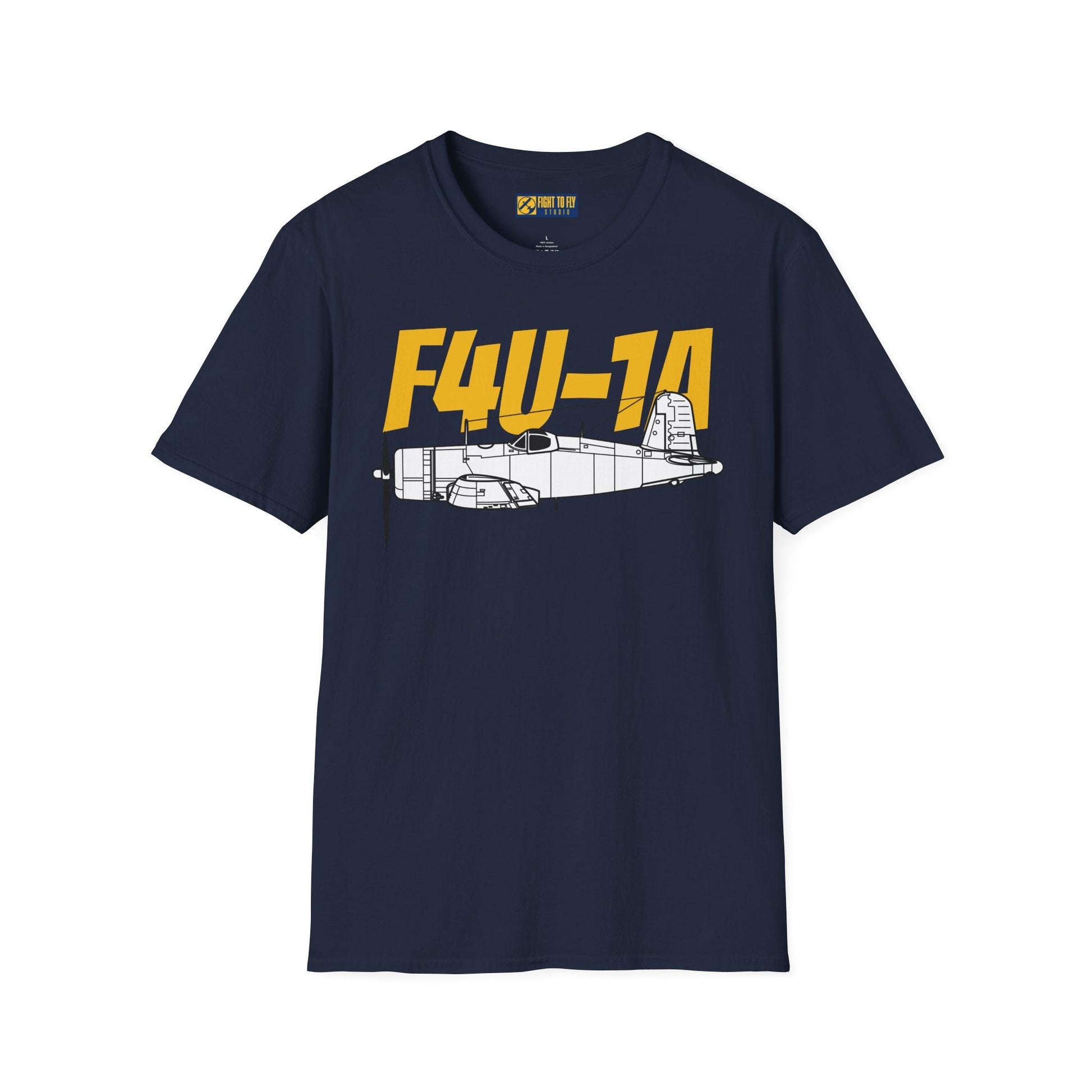 F4U-1A T-Shirt – WWII Naval Aircraft Aviation Tee - Pilot gifts - warbird t-shirt