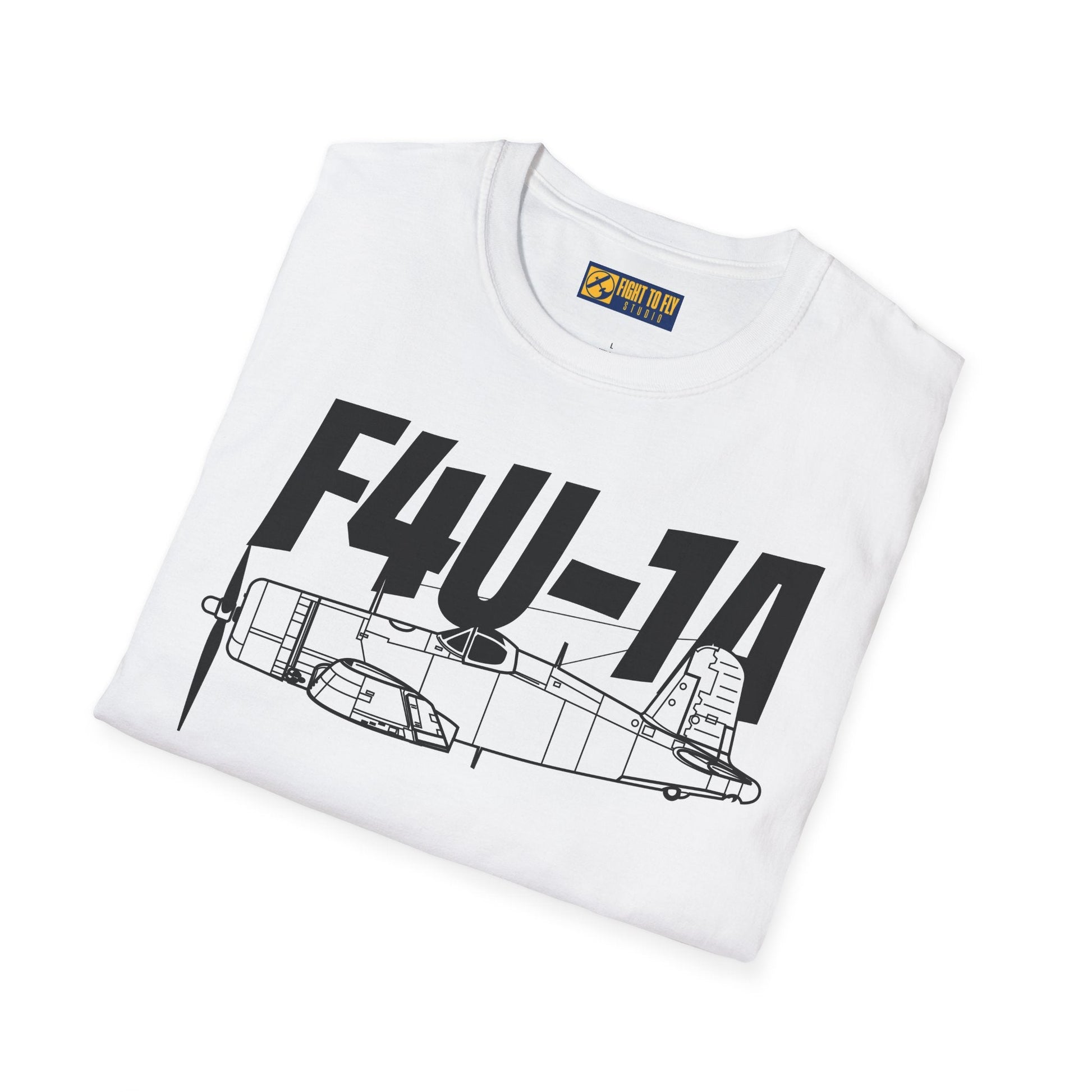 F4U-1A T-Shirt – WWII Naval Aircraft Aviation Tee - Pilot gifts - warbird t-shirt