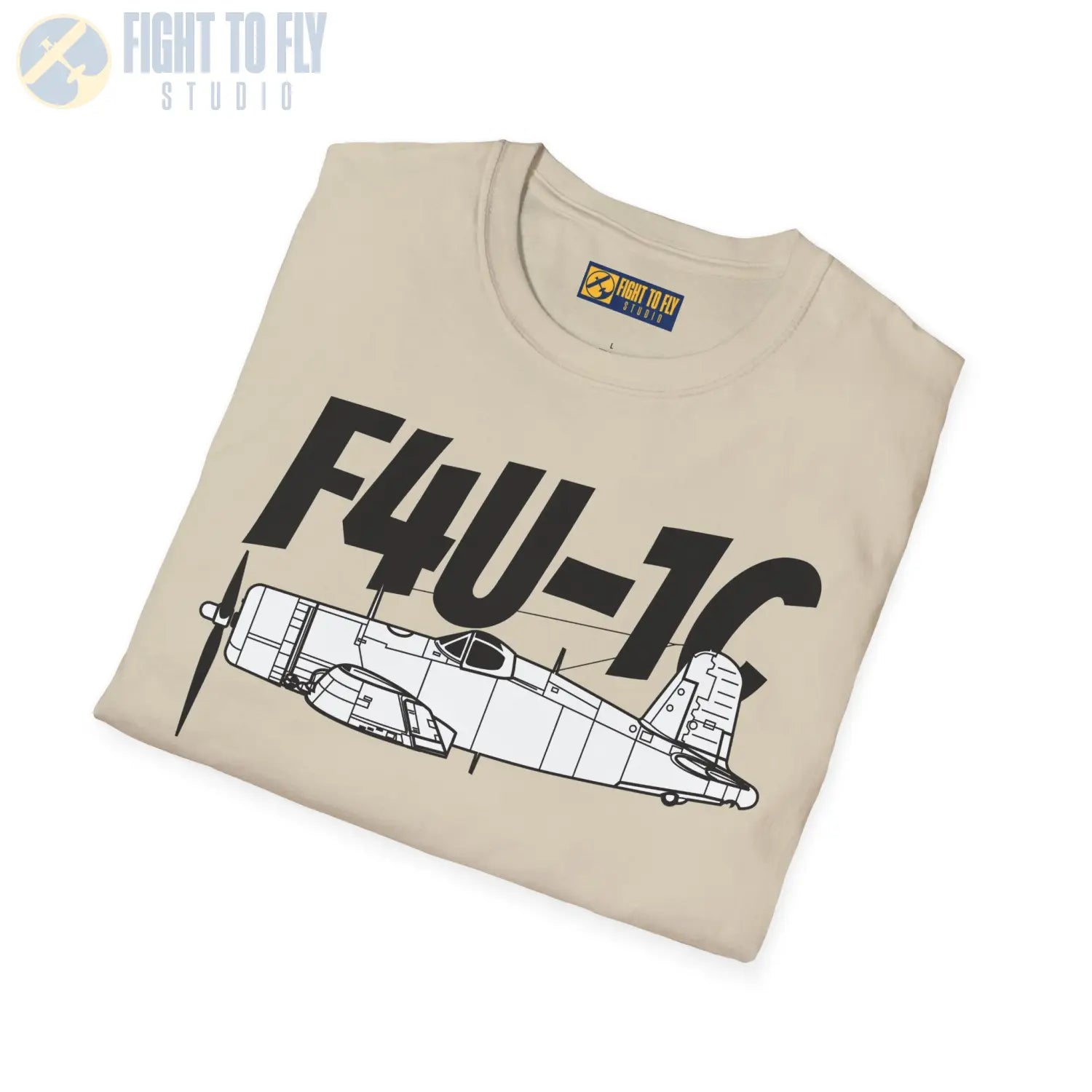 F4U-1C Corsair T-Shirt - Pilot gifts - WWII warbird t-shirt
