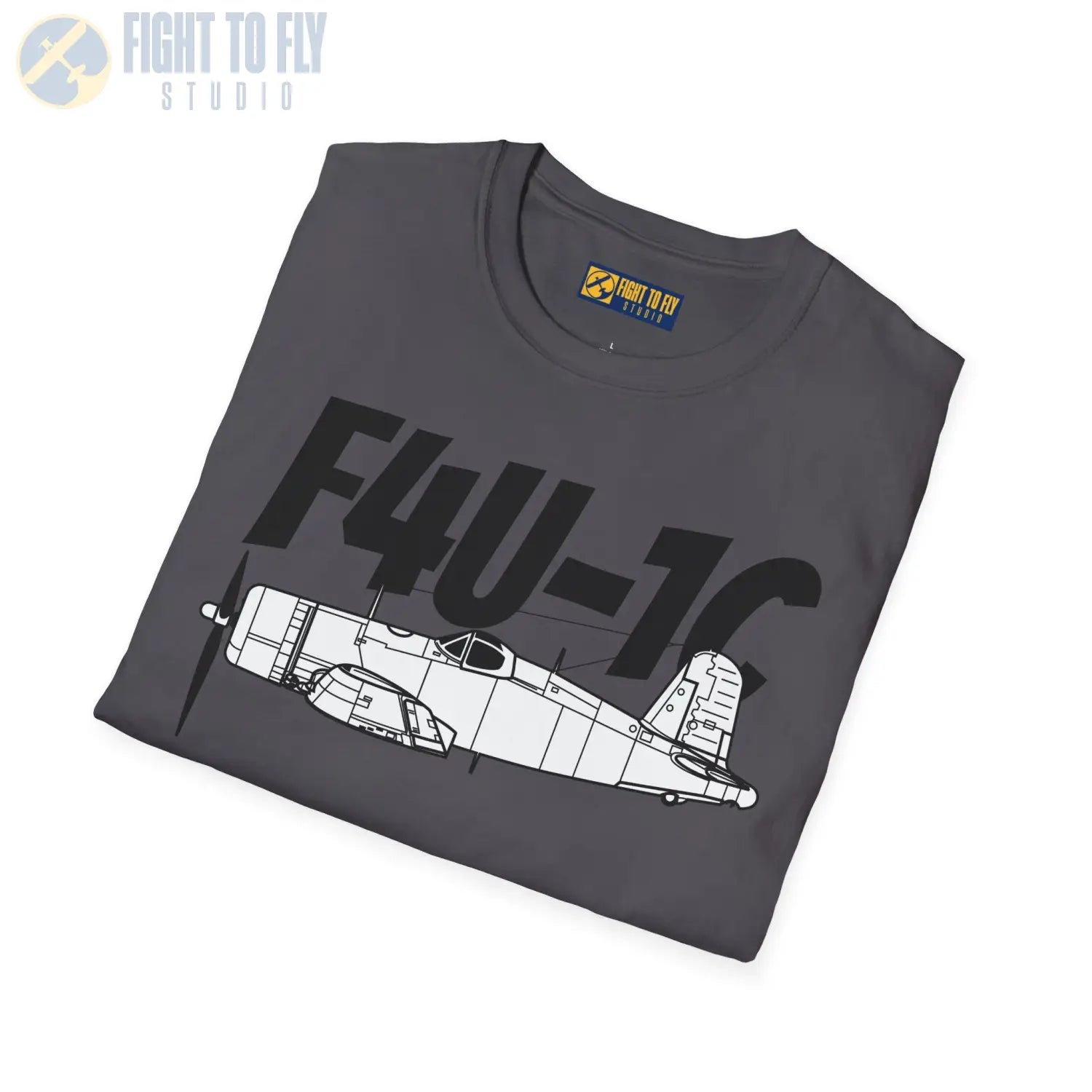 F4U-1C Corsair T-Shirt - Pilot gifts - WWII warbird t-shirt