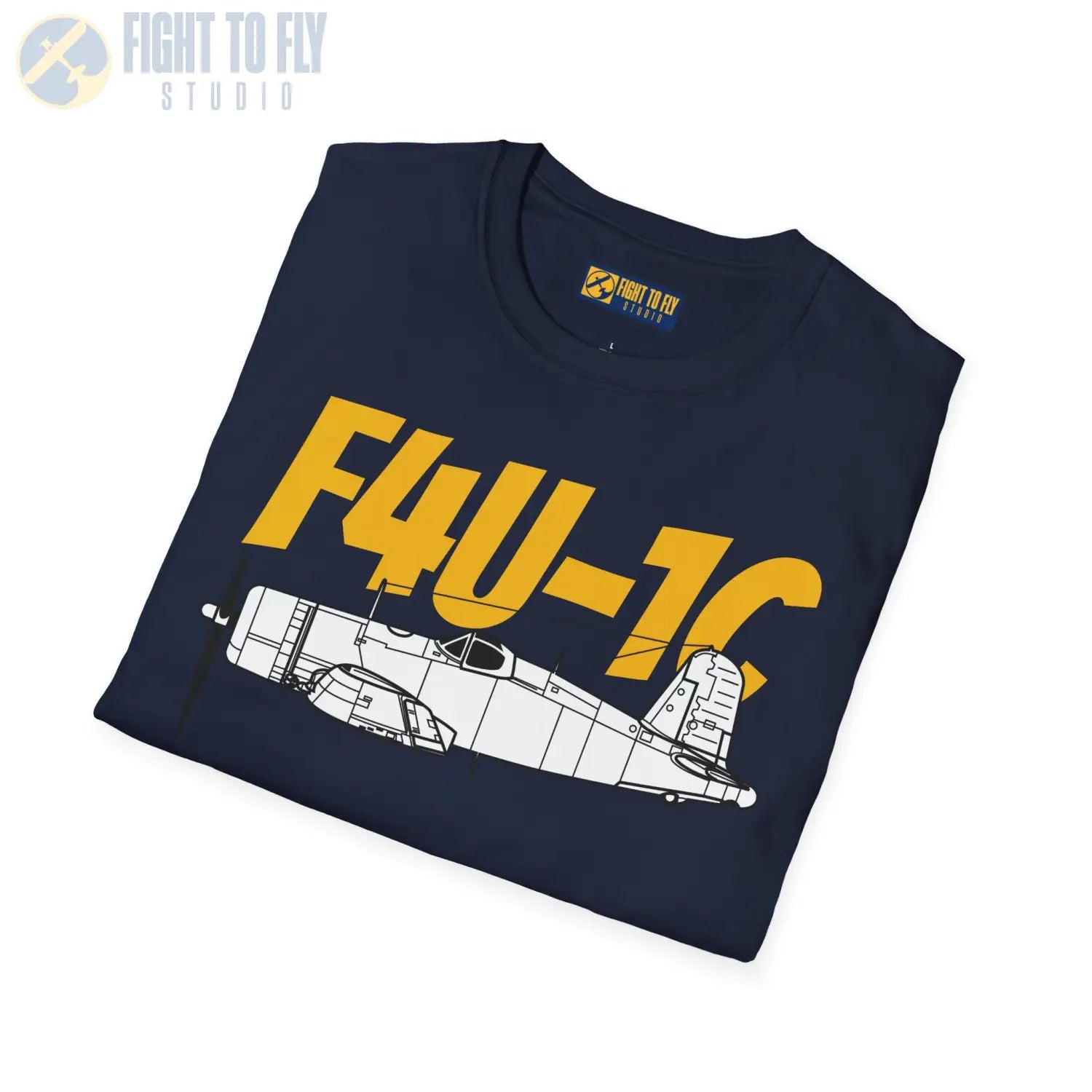F4U-1C Corsair T-Shirt - Pilot gifts - WWII warbird t-shirt