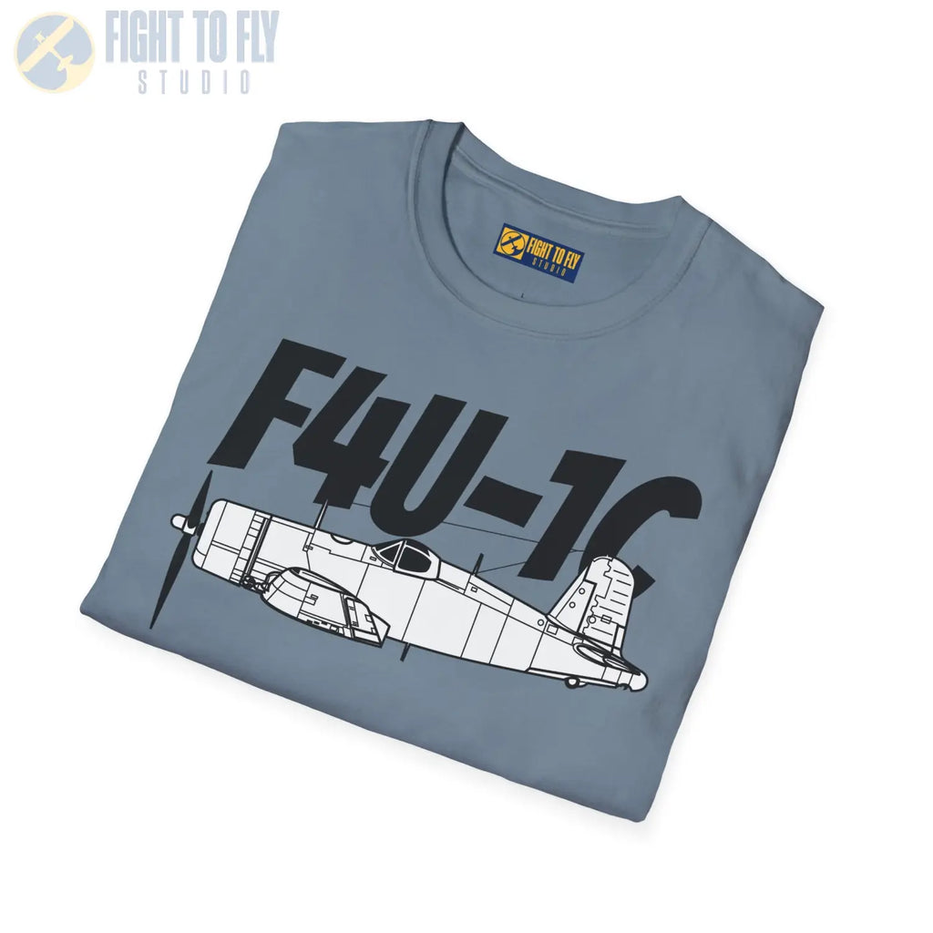 F4U-1C Corsair T-Shirt - Pilot gifts - WWII warbird t-shirt