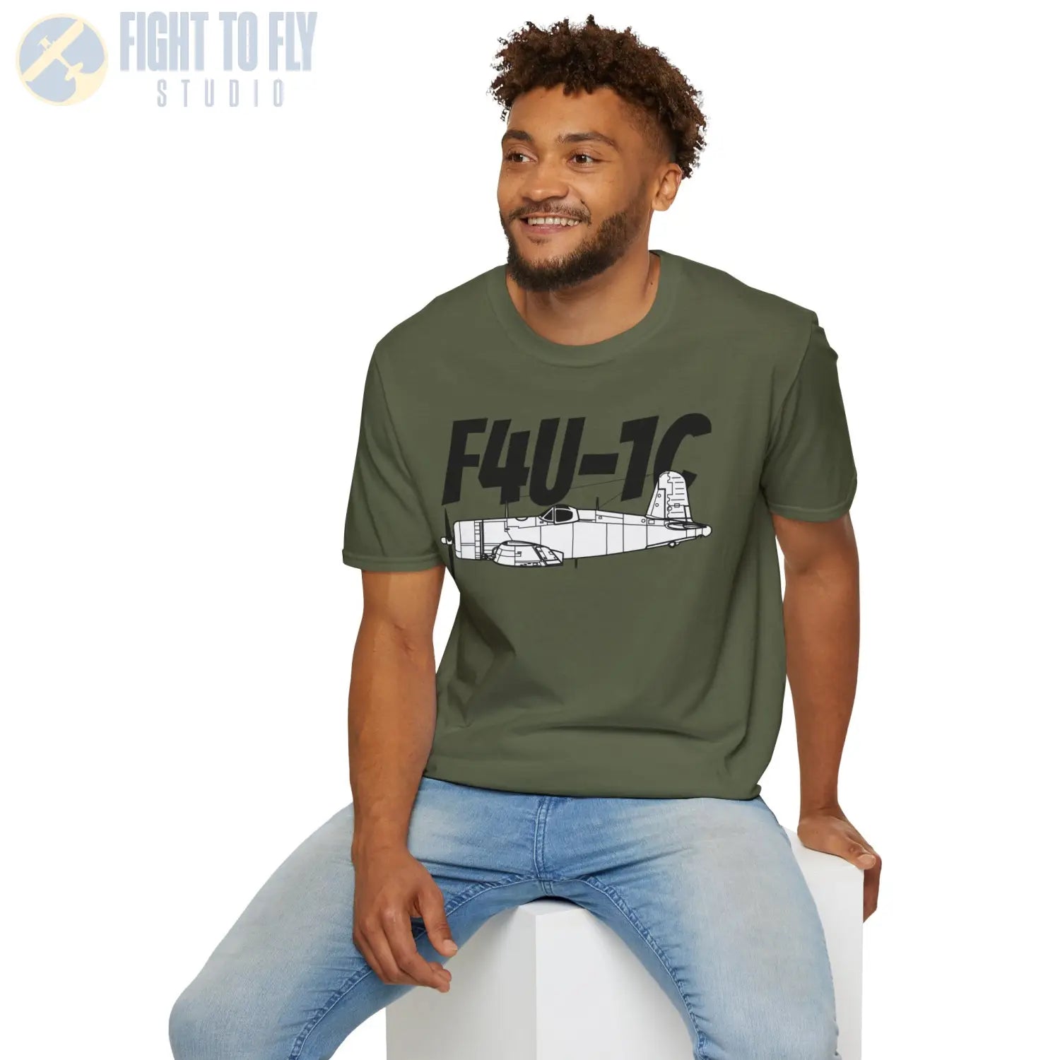 F4U-1C Corsair T-Shirt - Pilot gifts - WWII warbird t-shirt