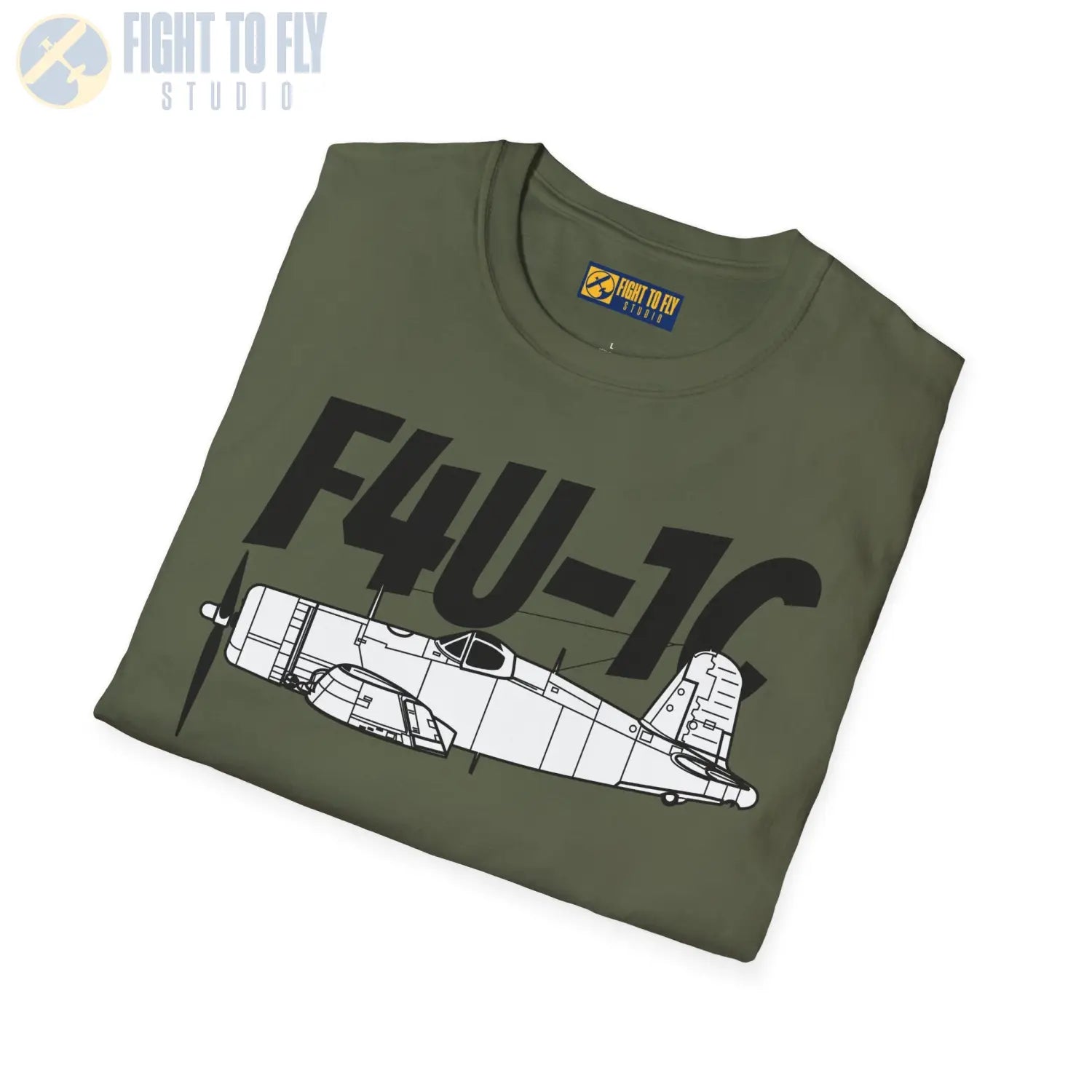 F4U-1C Corsair T-Shirt - Pilot gifts - WWII warbird t-shirt