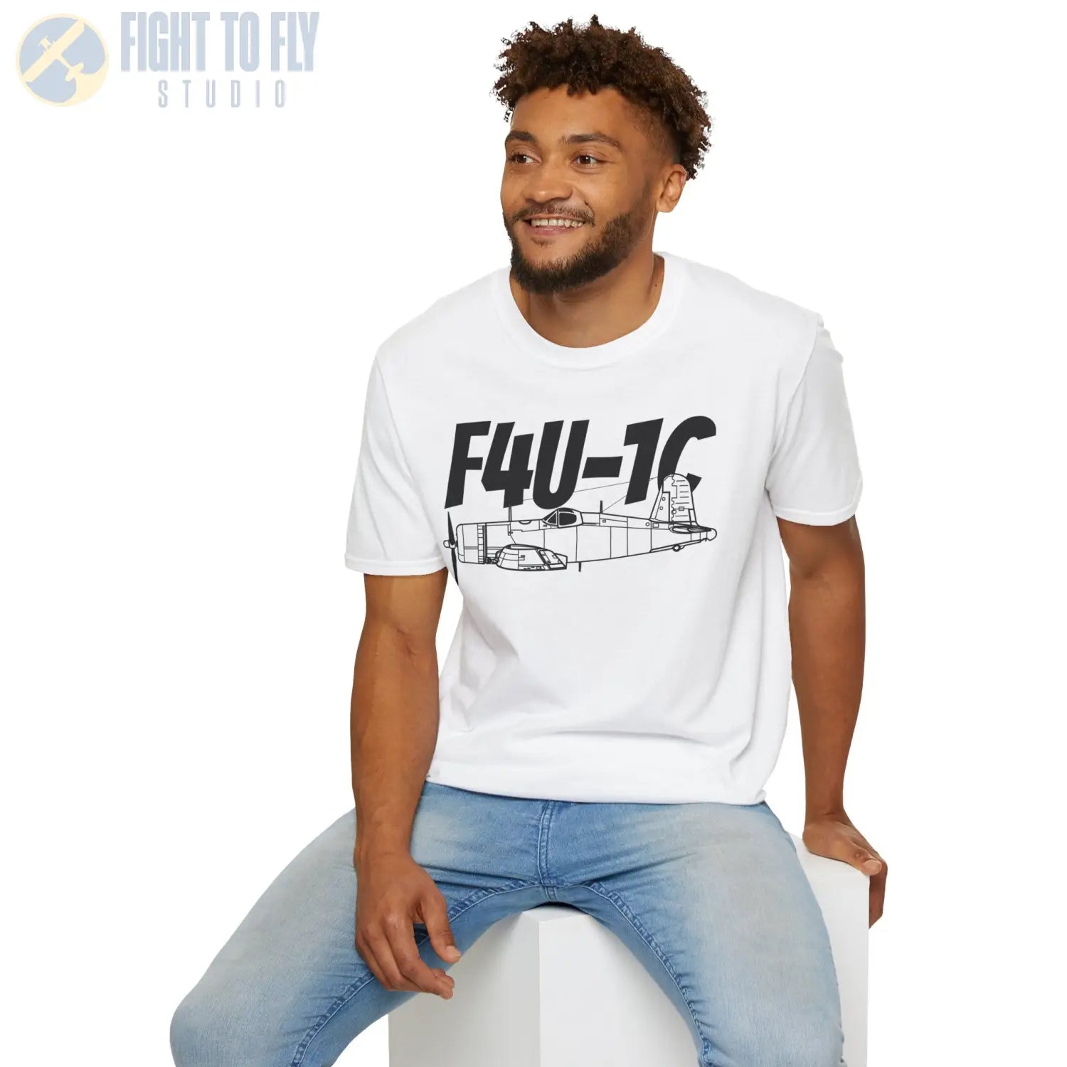 F4U-1C Corsair T-Shirt - Pilot gifts - WWII warbird t-shirt