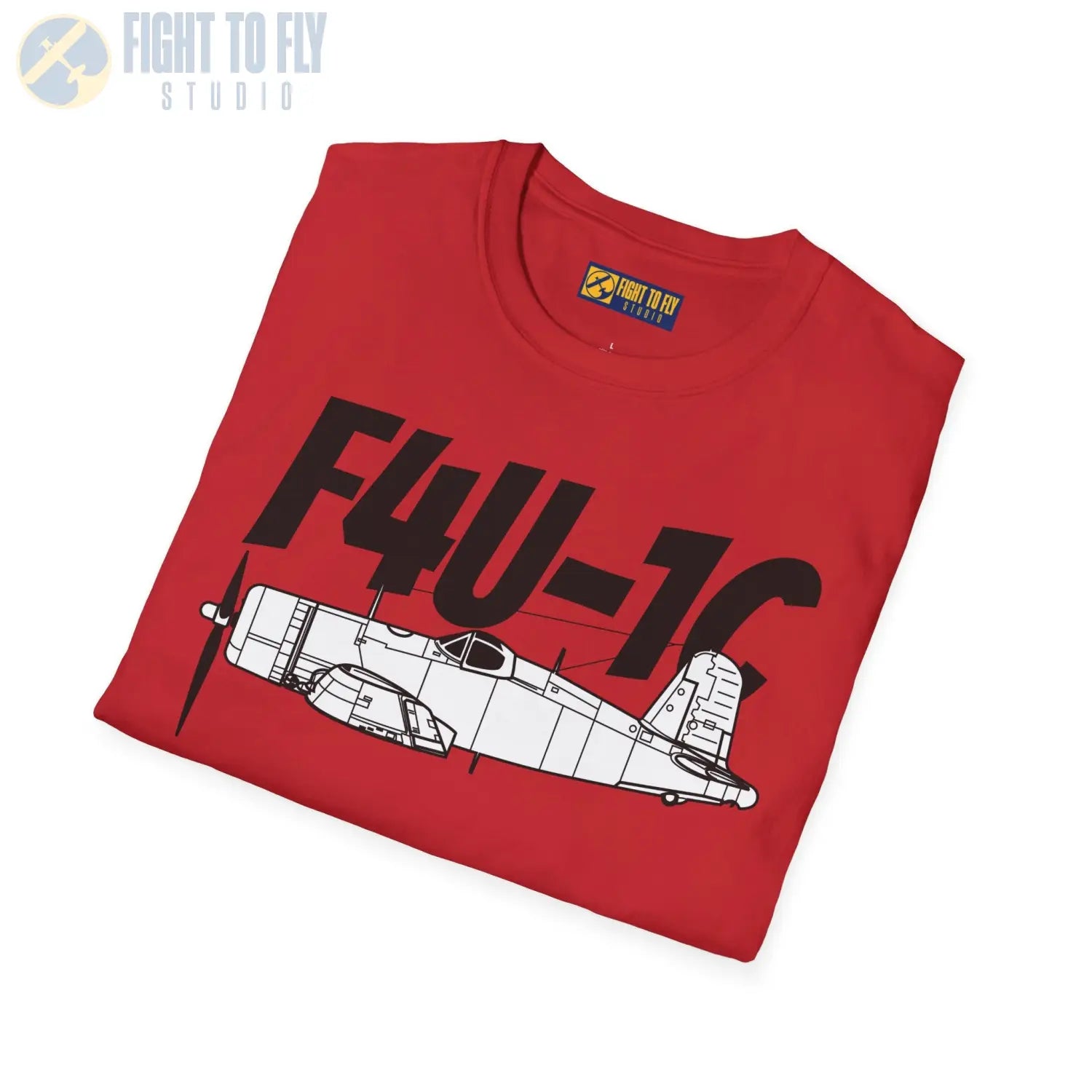 F4U-1C Corsair T-Shirt - Pilot gifts - WWII warbird t-shirt