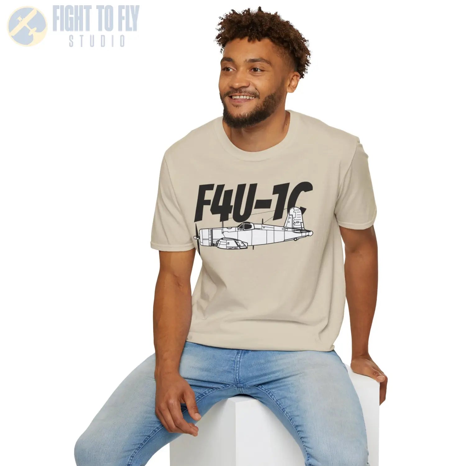 F4U-1C Corsair T-Shirt - Pilot gifts - WWII warbird t-shirt
