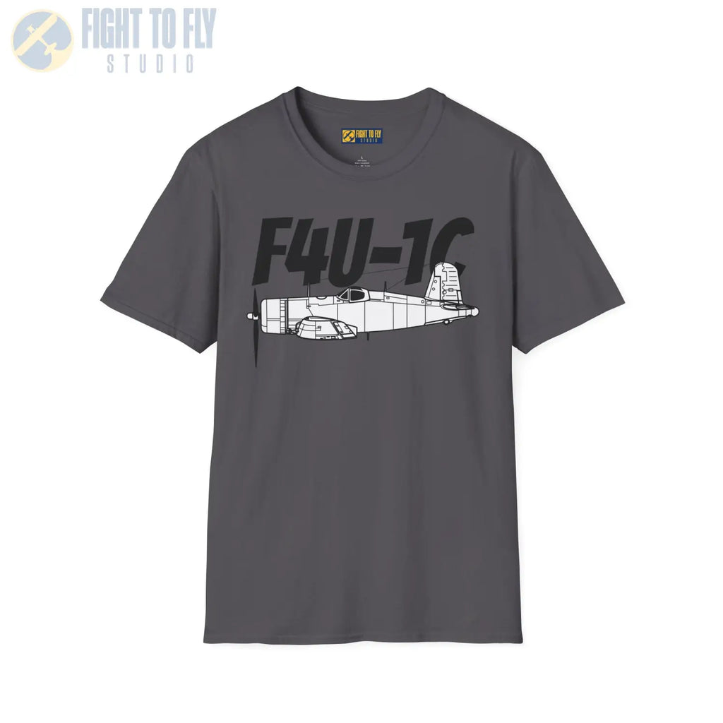 F4U-1C Corsair T-Shirt - Pilot gifts - WWII warbird t-shirt
