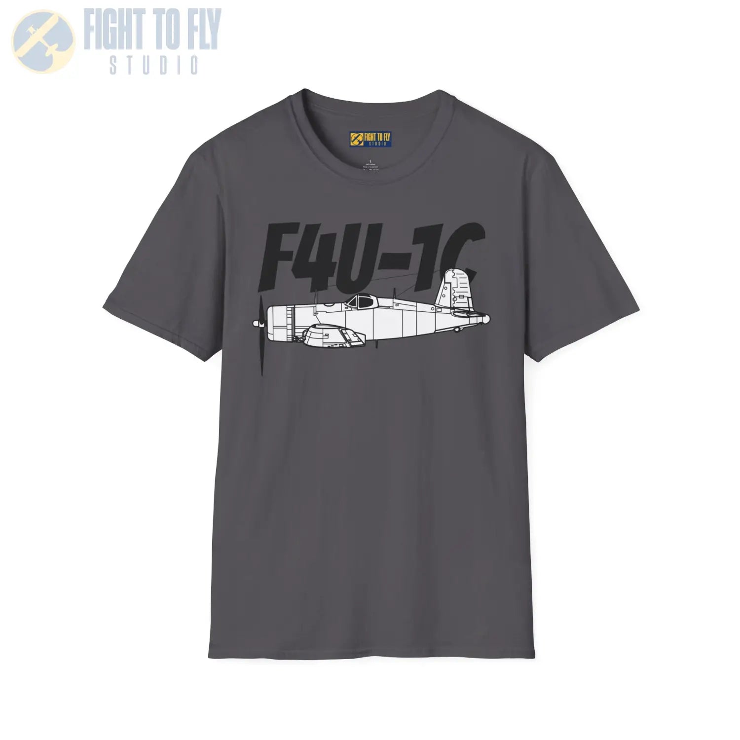 F4U-1C Corsair T-Shirt - Pilot gifts - WWII warbird t-shirt