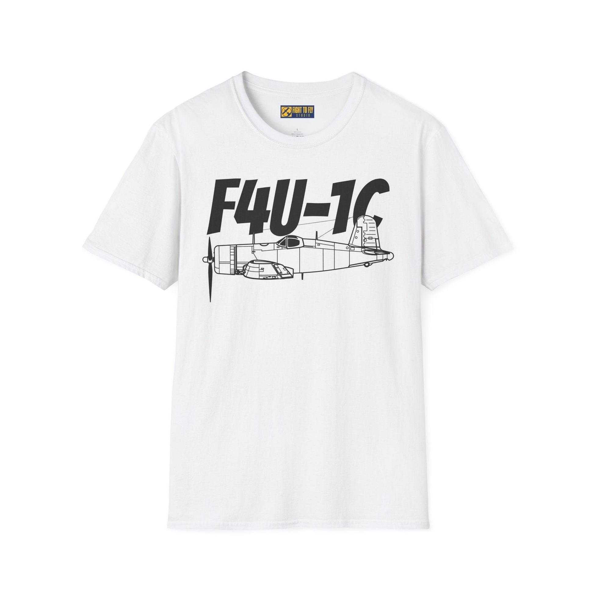 F4U-1C T-Shirt – WWII Naval Fighter Aircraft Tee - Pilot gifts - warbird t-shirt
