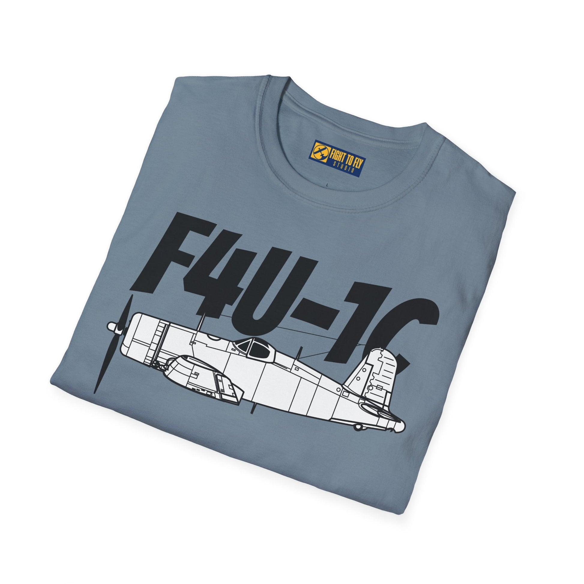 F4U-1C T-Shirt – WWII Naval Fighter Aircraft Tee - Pilot gifts - warbird t-shirt