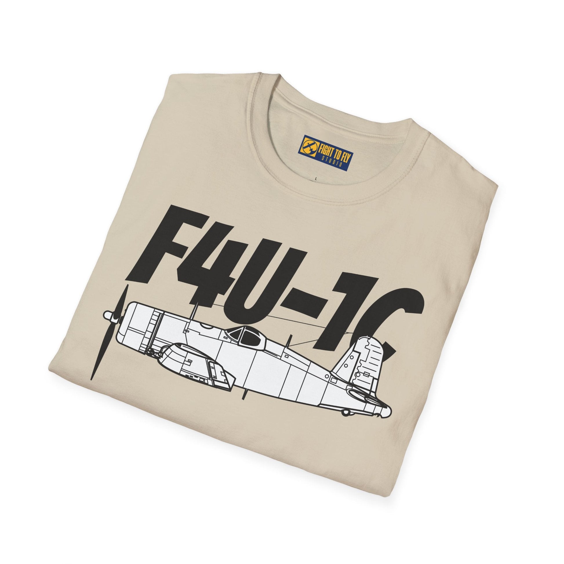 F4U-1C T-Shirt – WWII Naval Fighter Aircraft Tee - Pilot gifts - warbird t-shirt