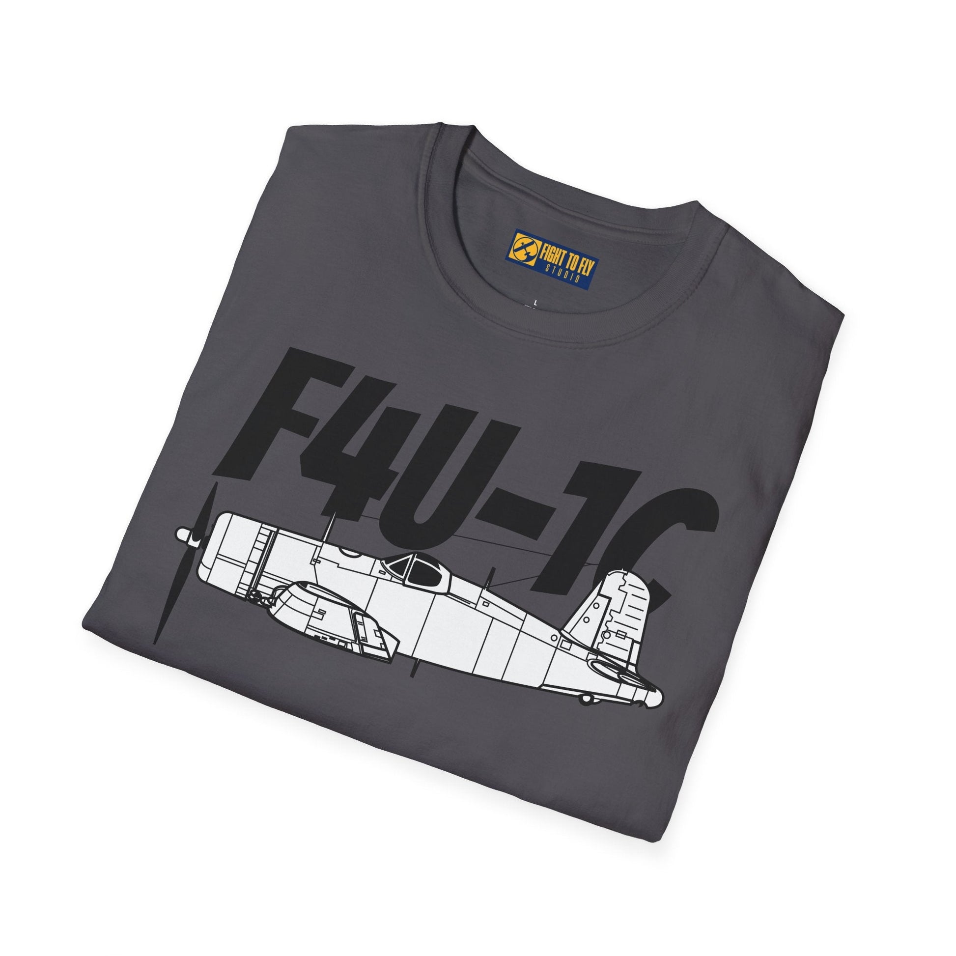 F4U-1C T-Shirt – WWII Naval Fighter Aircraft Tee - Pilot gifts - warbird t-shirt