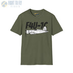 F4U-1C Corsair T-Shirt - Pilot gifts - WWII warbird t-shirt