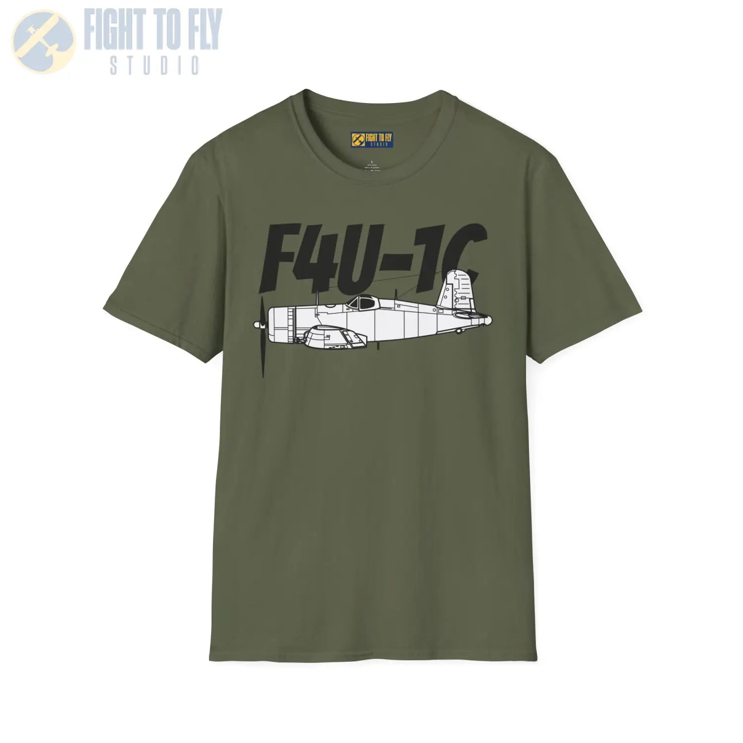 F4U-1C Corsair T-Shirt - Pilot gifts - WWII warbird t-shirt