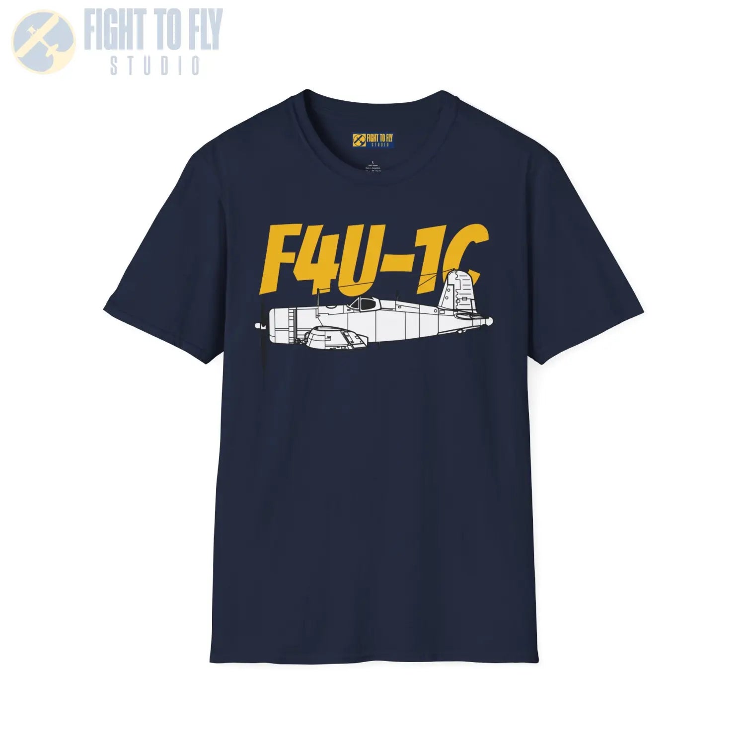 F4U-1C Corsair T-Shirt - Pilot gifts - WWII warbird t-shirt