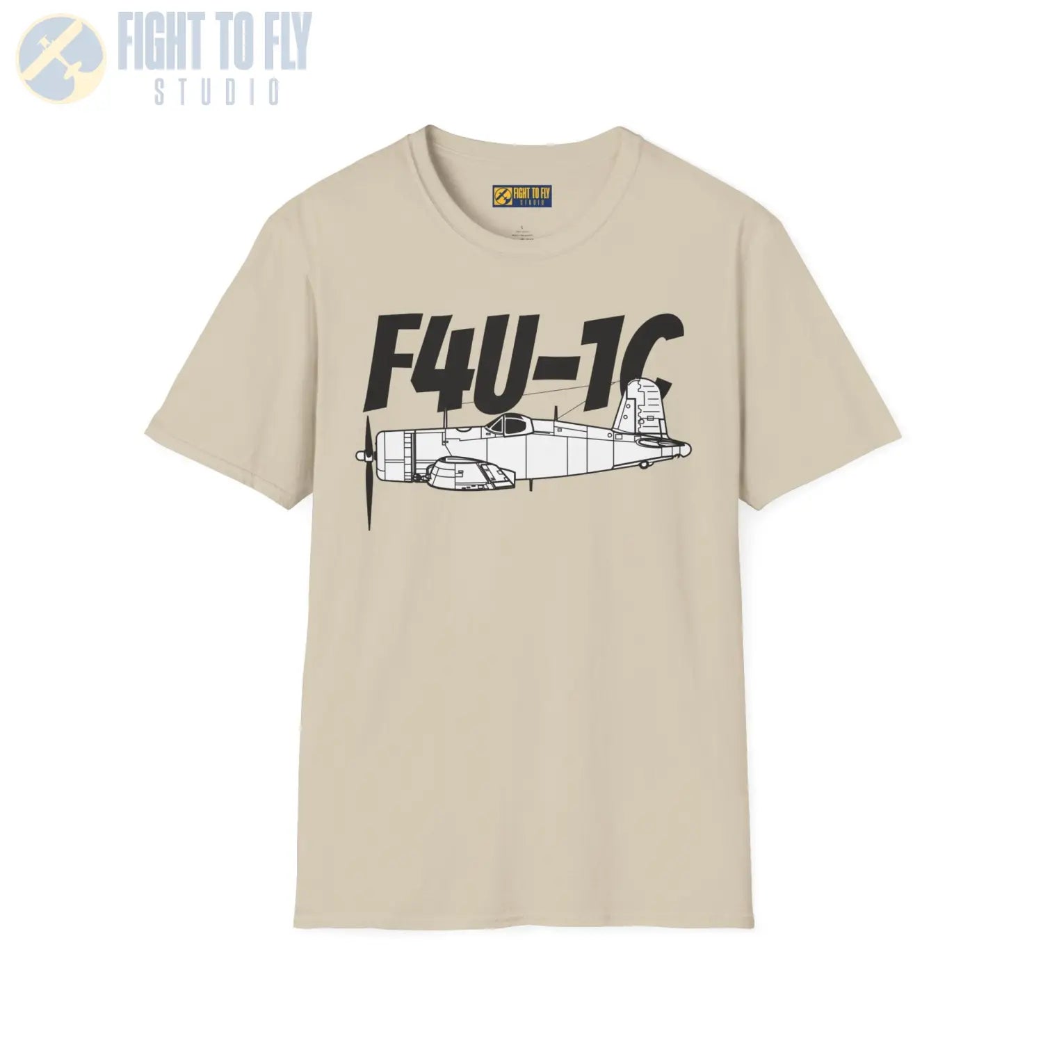 F4U-1C Corsair T-Shirt - Pilot gifts - WWII warbird t-shirt