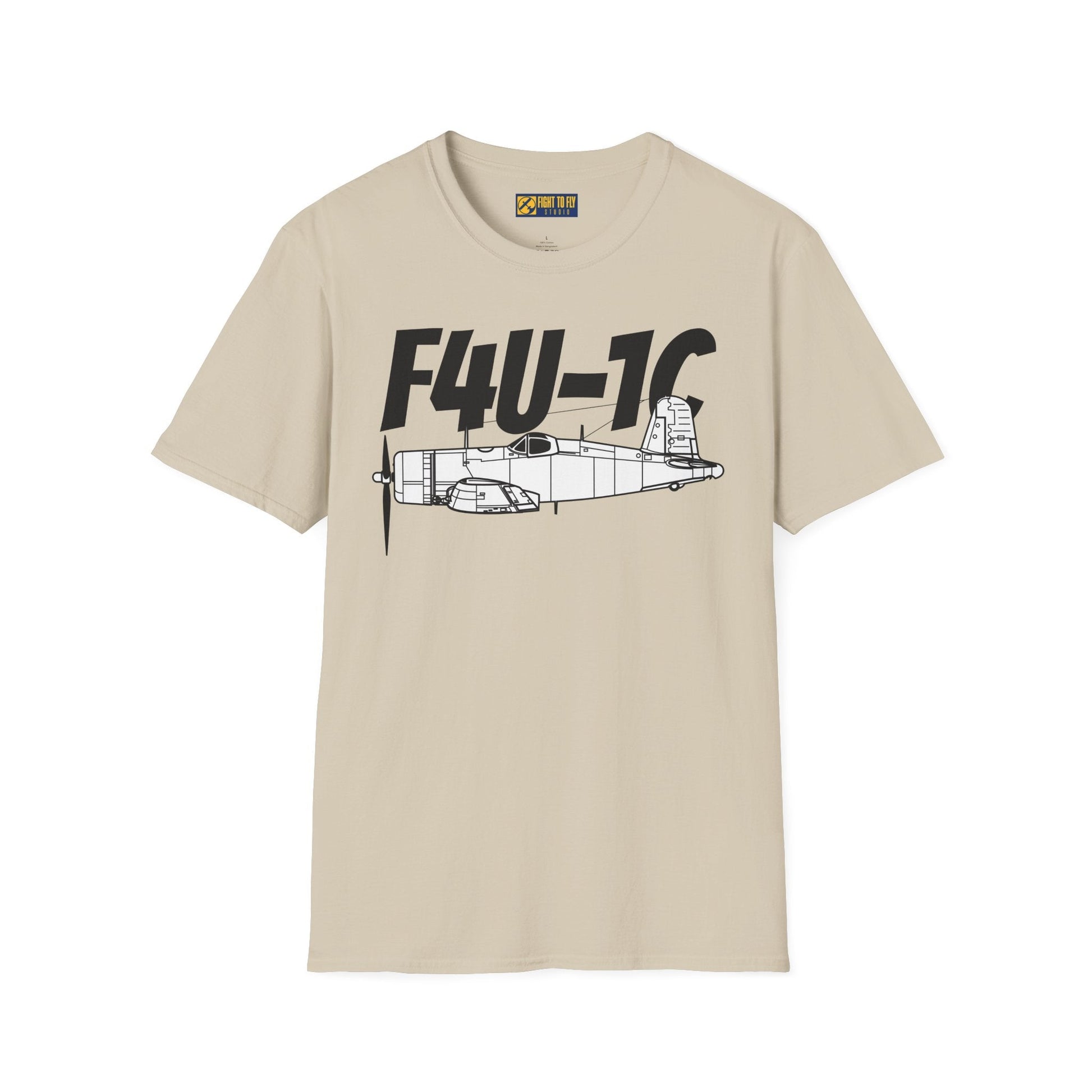 F4U-1C T-Shirt – WWII Naval Fighter Aircraft Tee - Pilot gifts - warbird t-shirt
