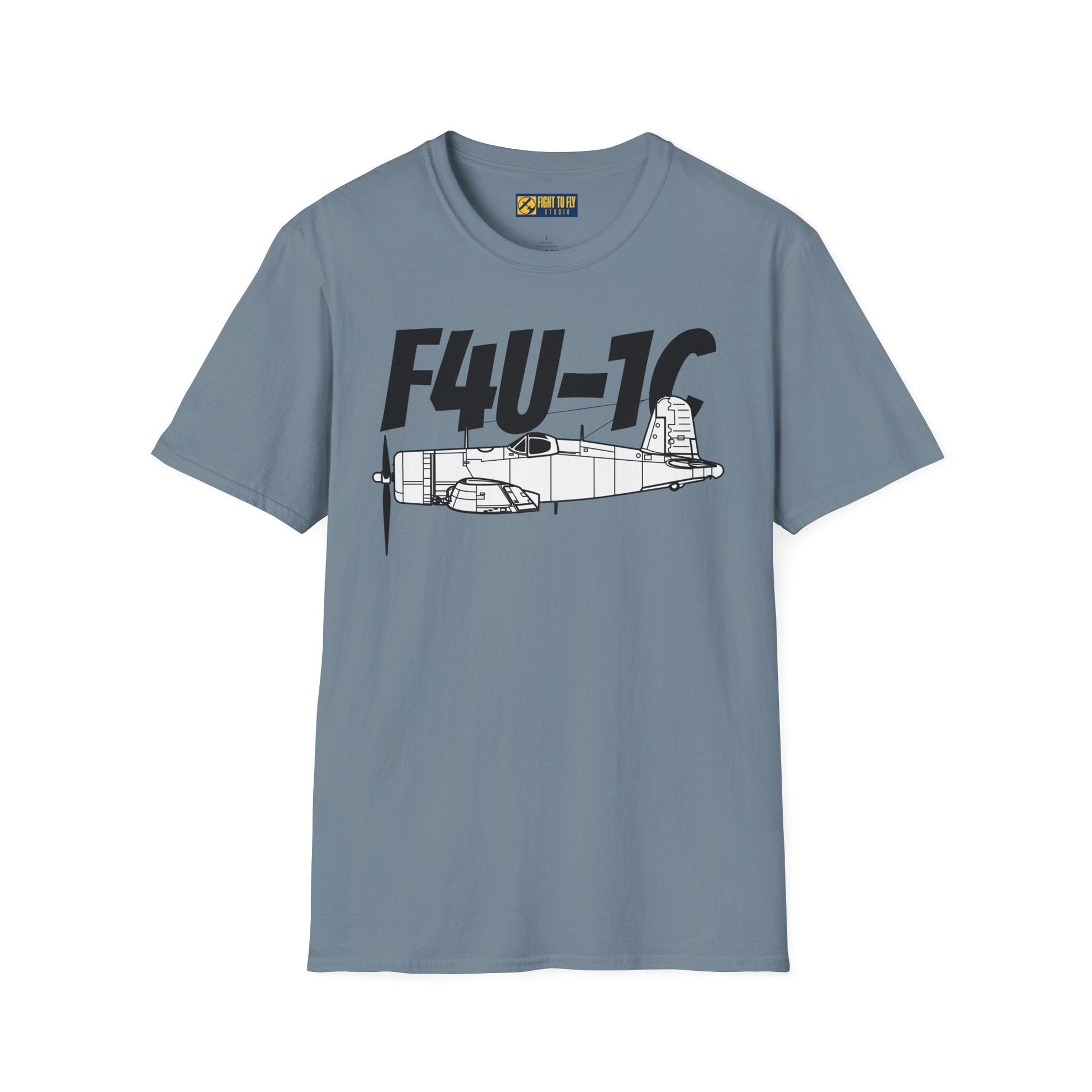 F4U-1C T-Shirt – WWII Naval Fighter Aircraft Tee - Pilot gifts - warbird t-shirt