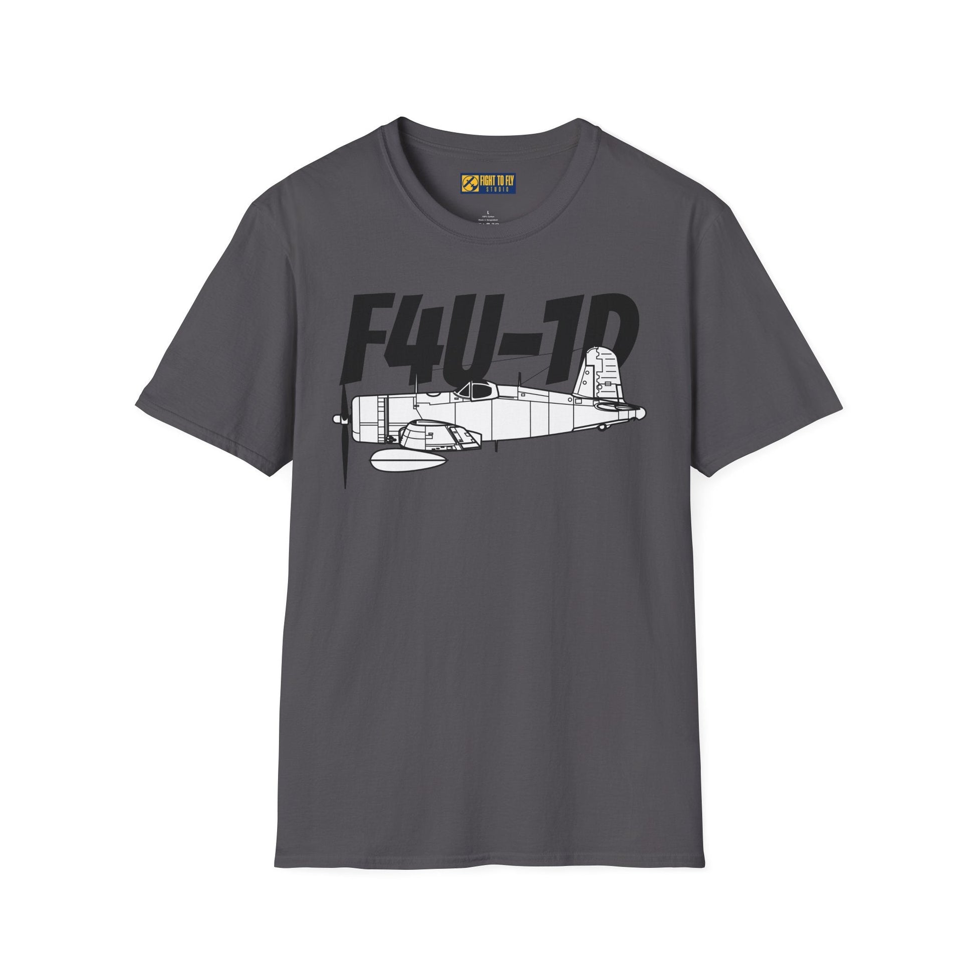 F4U-1D T-Shirt – WWII Carrier-Based Fighter Aircraft Tee - Pilot gifts - warbird t-shirt