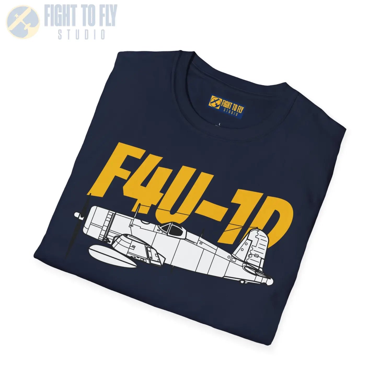 F4U-1D Corsair T-Shirt - Pilot gifts - WWII warbird t-shirt