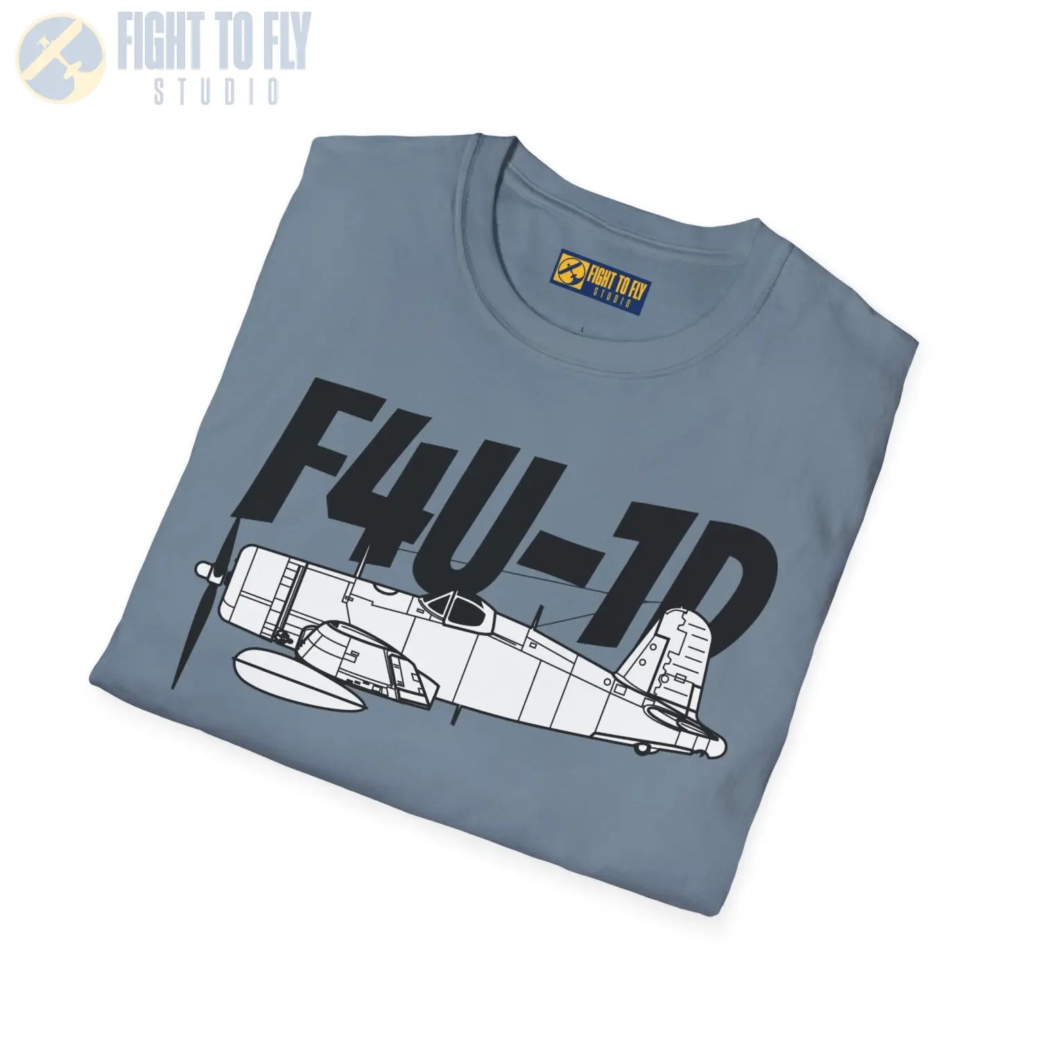 F4U-1D Corsair T-Shirt - Pilot gifts - WWII warbird t-shirt