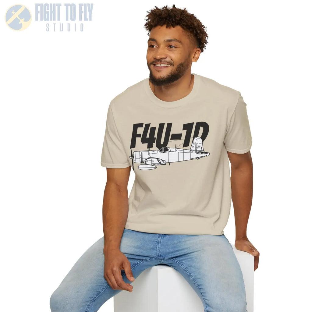 F4U-1D Corsair T-Shirt - Pilot gifts - WWII warbird t-shirt