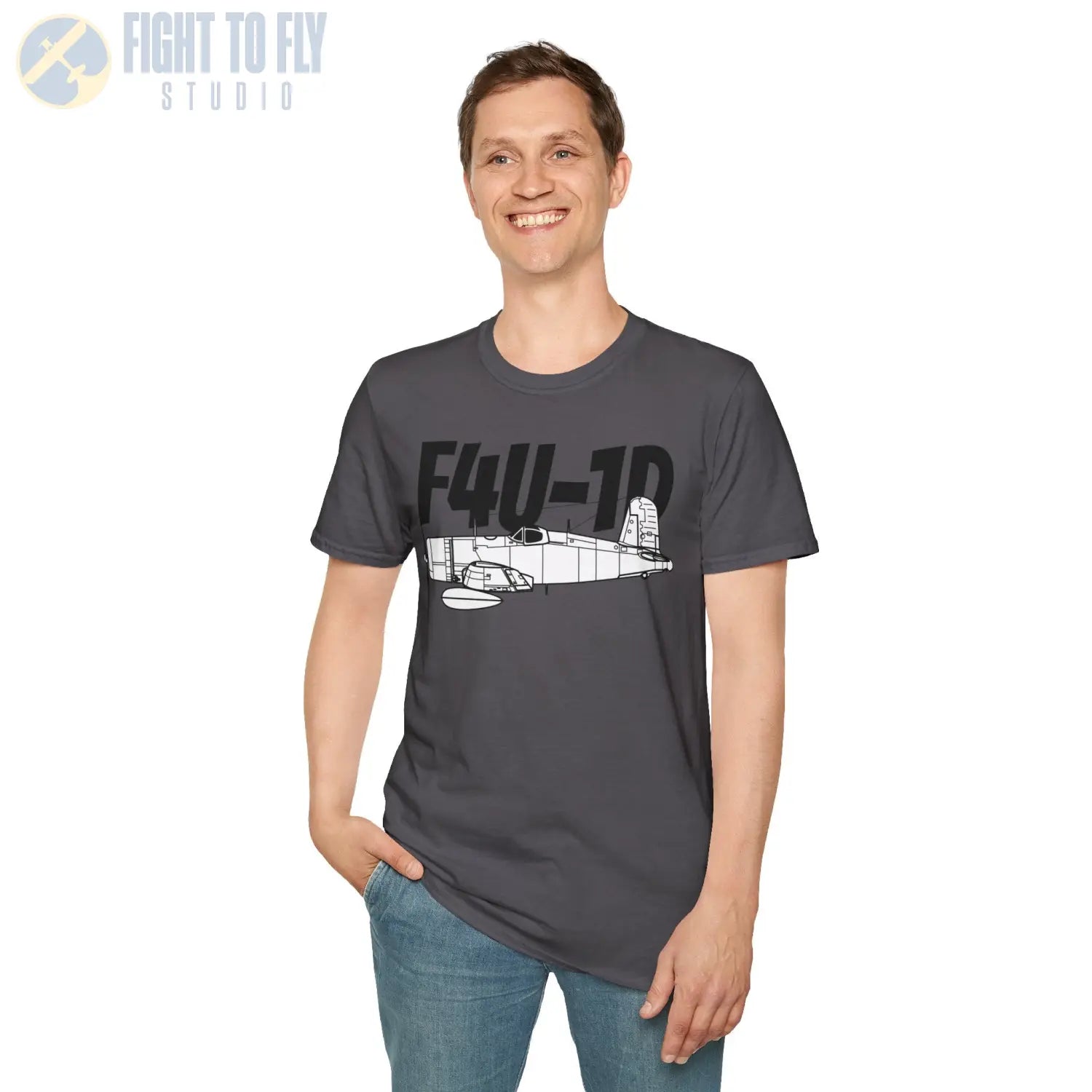 F4U-1D Corsair T-Shirt - Pilot gifts - WWII warbird t-shirt