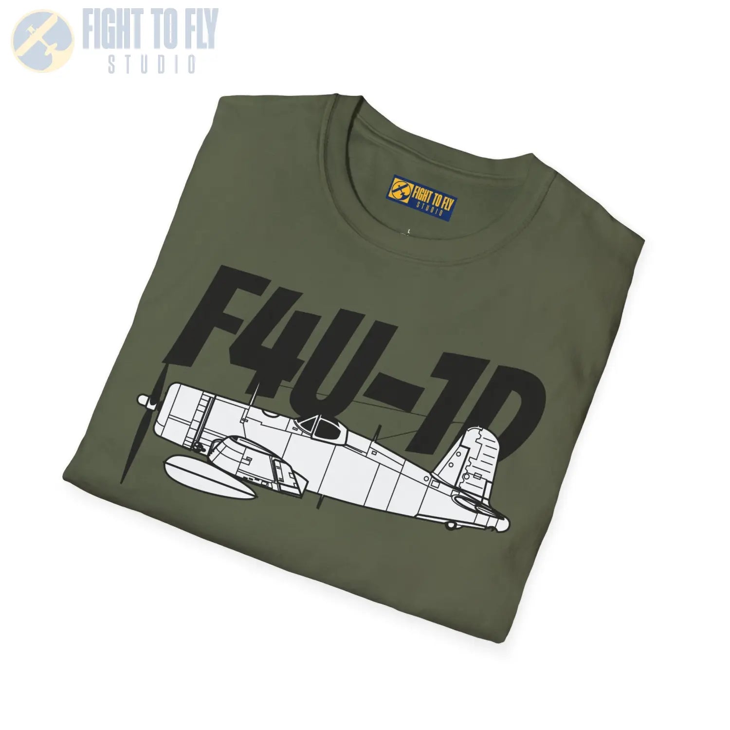 F4U-1D Corsair T-Shirt - Pilot gifts - WWII warbird t-shirt