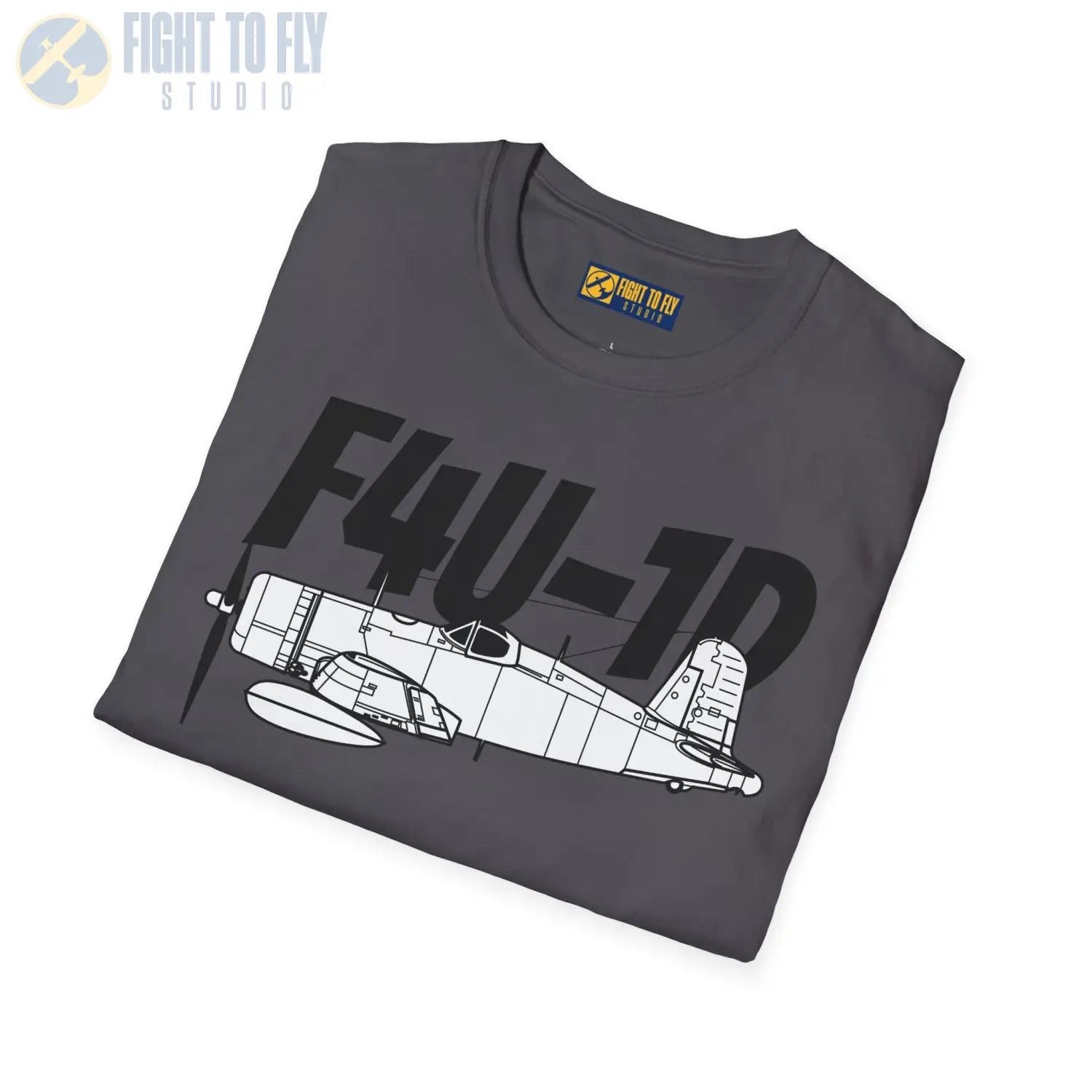 F4U-1D Corsair T-Shirt - Pilot gifts - WWII warbird t-shirt