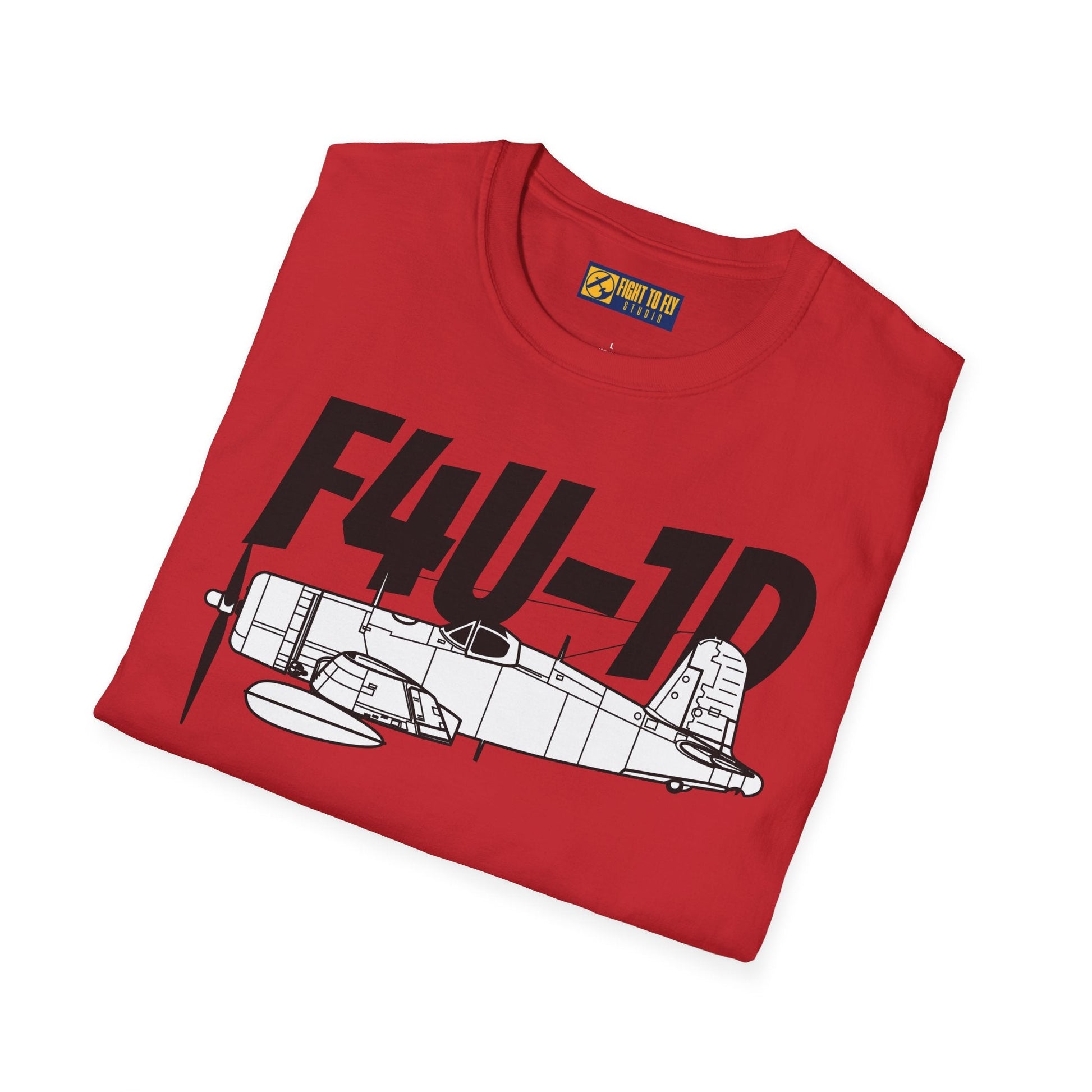 F4U-1D T-Shirt – WWII Carrier-Based Fighter Aircraft Tee - Pilot gifts - warbird t-shirt