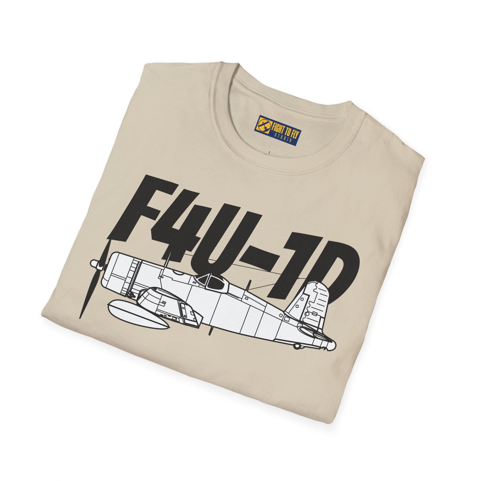 F4U-1D T-Shirt – WWII Carrier-Based Fighter Aircraft Tee - Pilot gifts - warbird t-shirt
