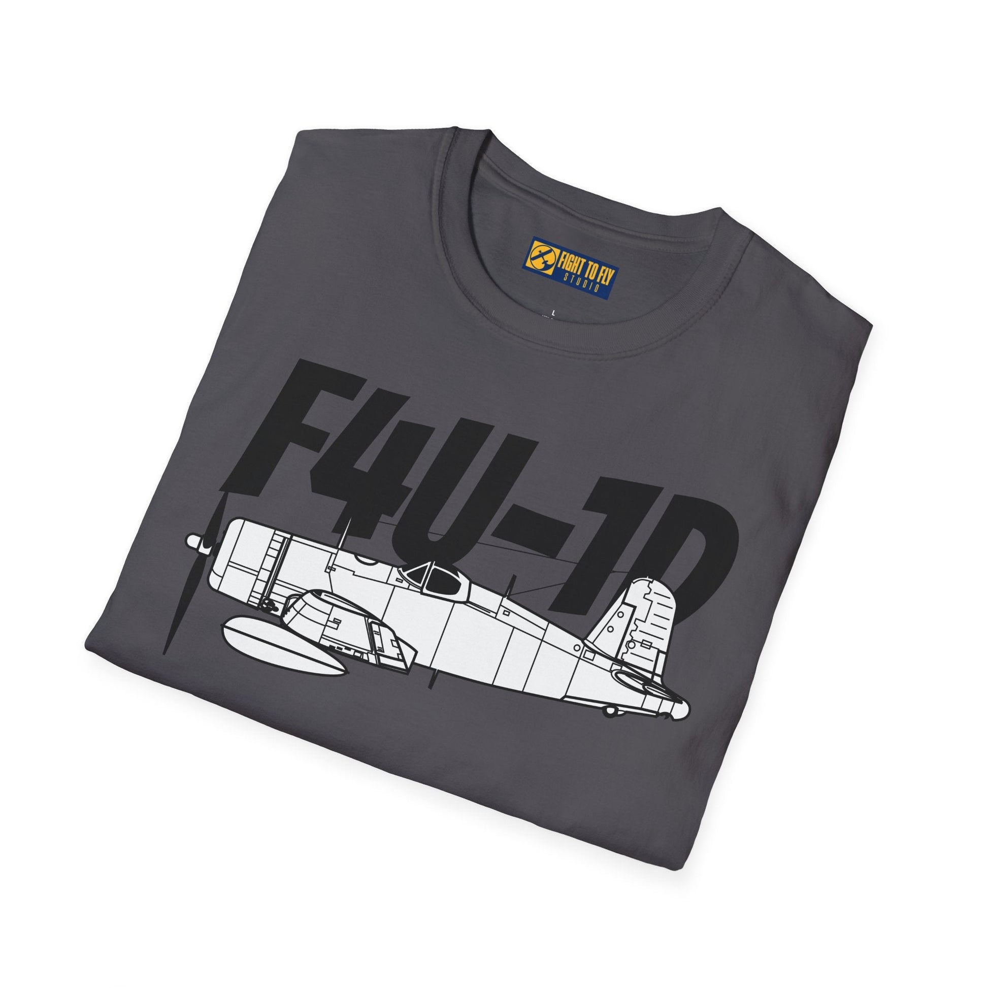 F4U-1D T-Shirt – WWII Carrier-Based Fighter Aircraft Tee - Pilot gifts - warbird t-shirt