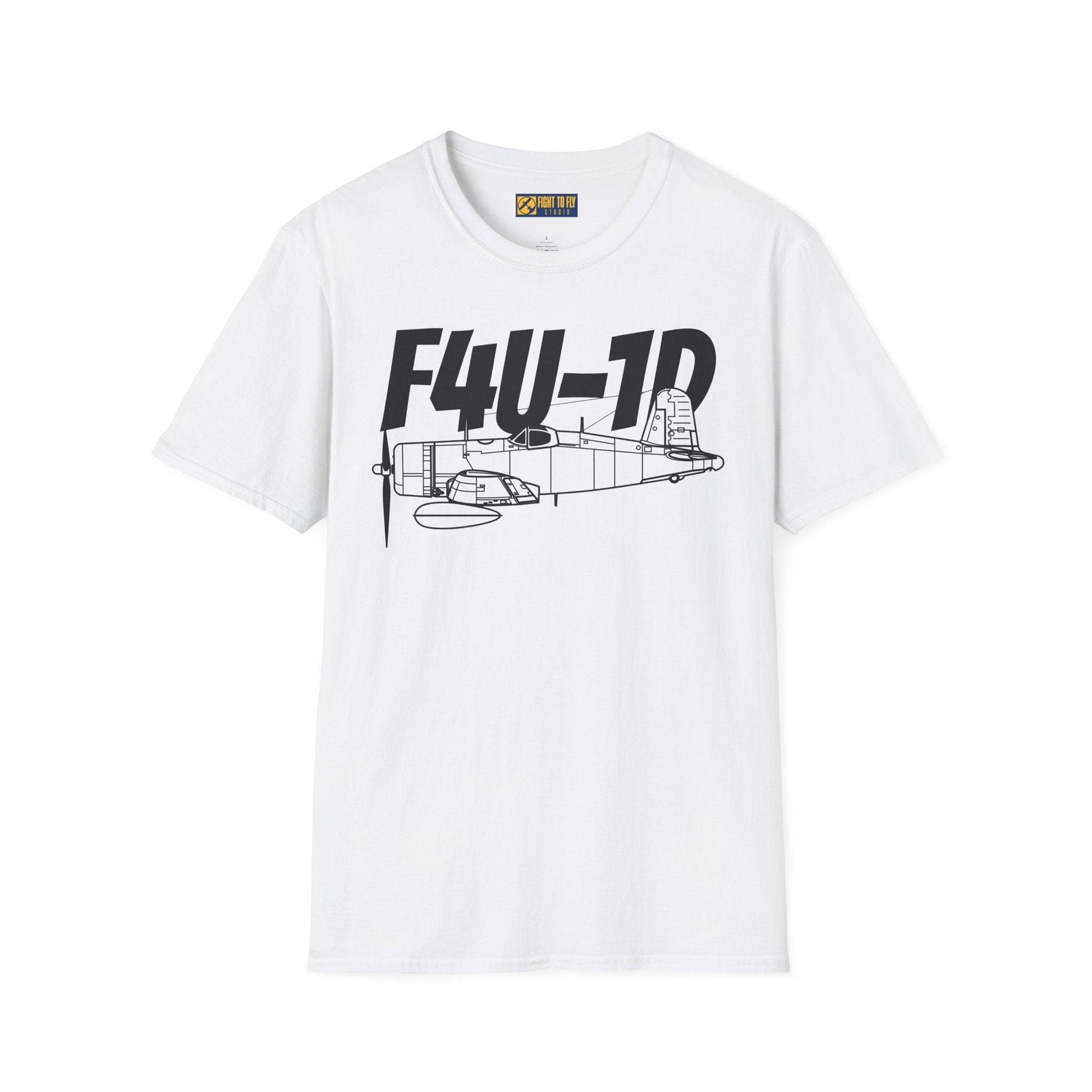 F4U-1D T-Shirt – WWII Carrier-Based Fighter Aircraft Tee - Pilot gifts - warbird t-shirt