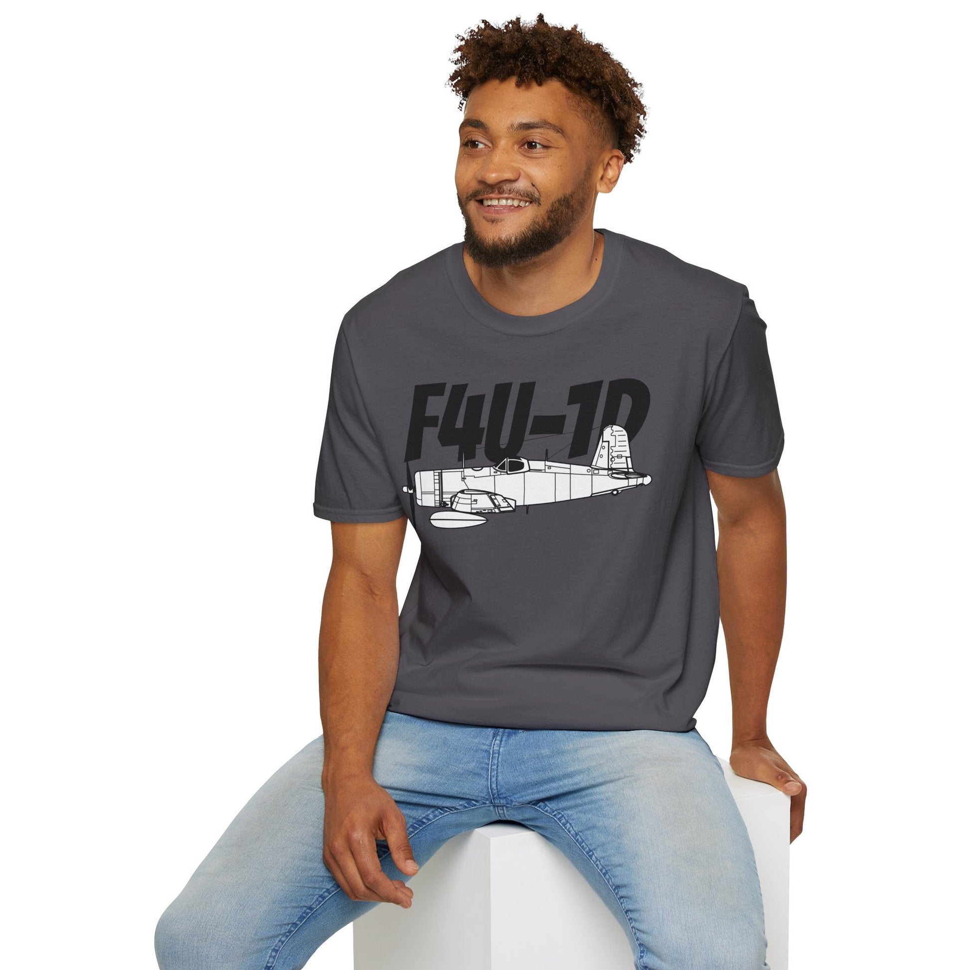 F4U-1D T-Shirt – WWII Carrier-Based Fighter Aircraft Tee - Pilot gifts - warbird t-shirt