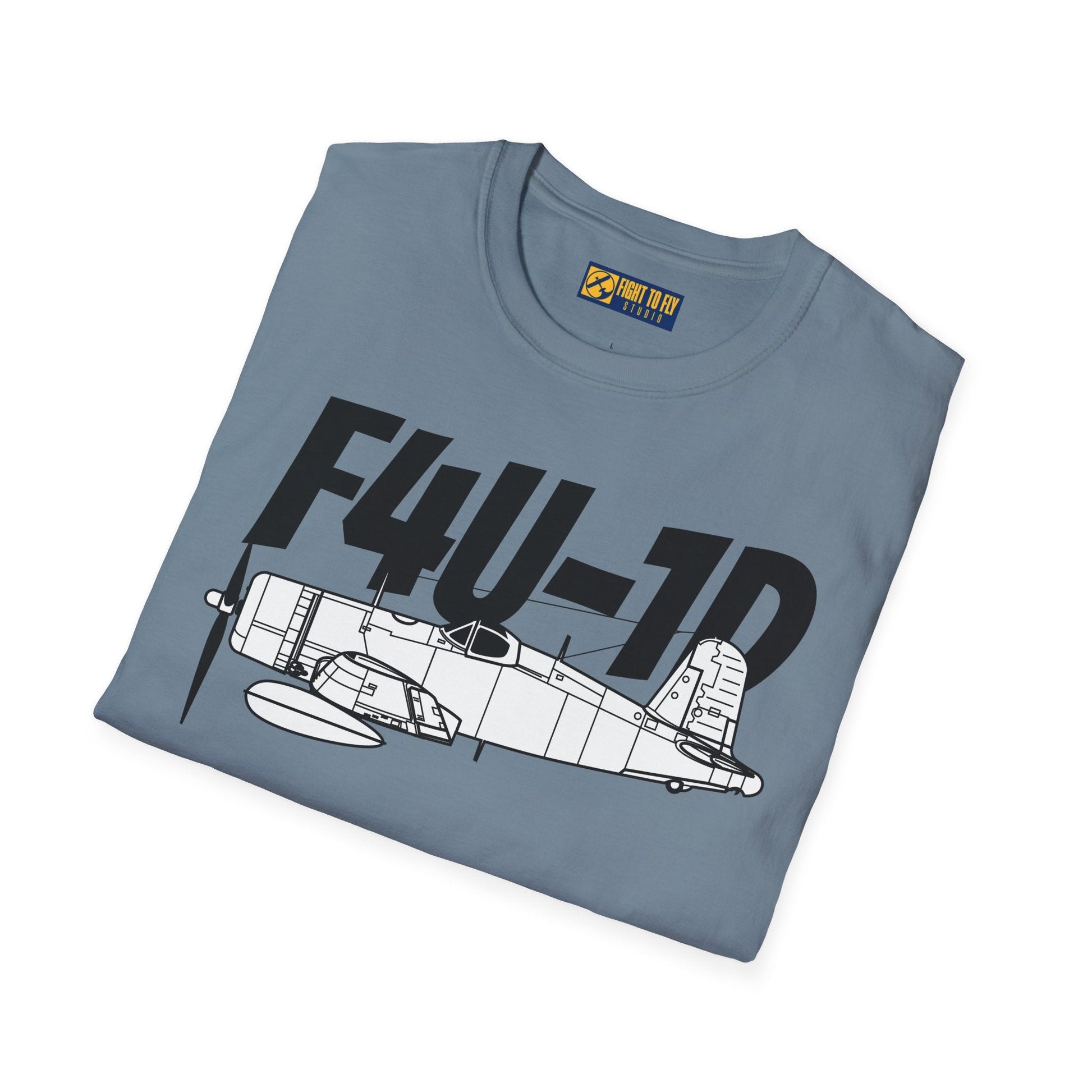 F4U-1D T-Shirt – WWII Carrier-Based Fighter Aircraft Tee - Pilot gifts - warbird t-shirt