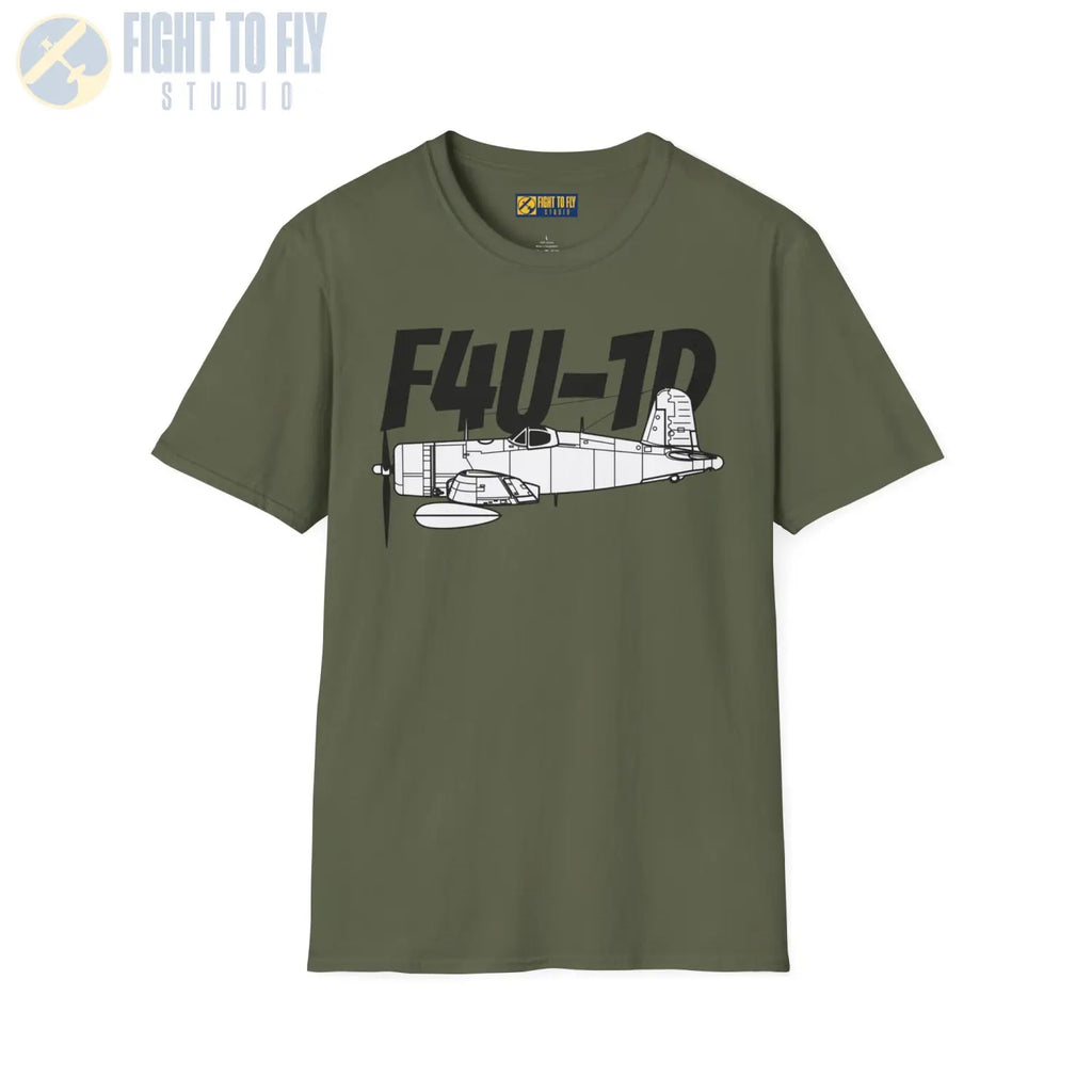 F4U-1D Corsair T-Shirt - Pilot gifts - WWII warbird t-shirt