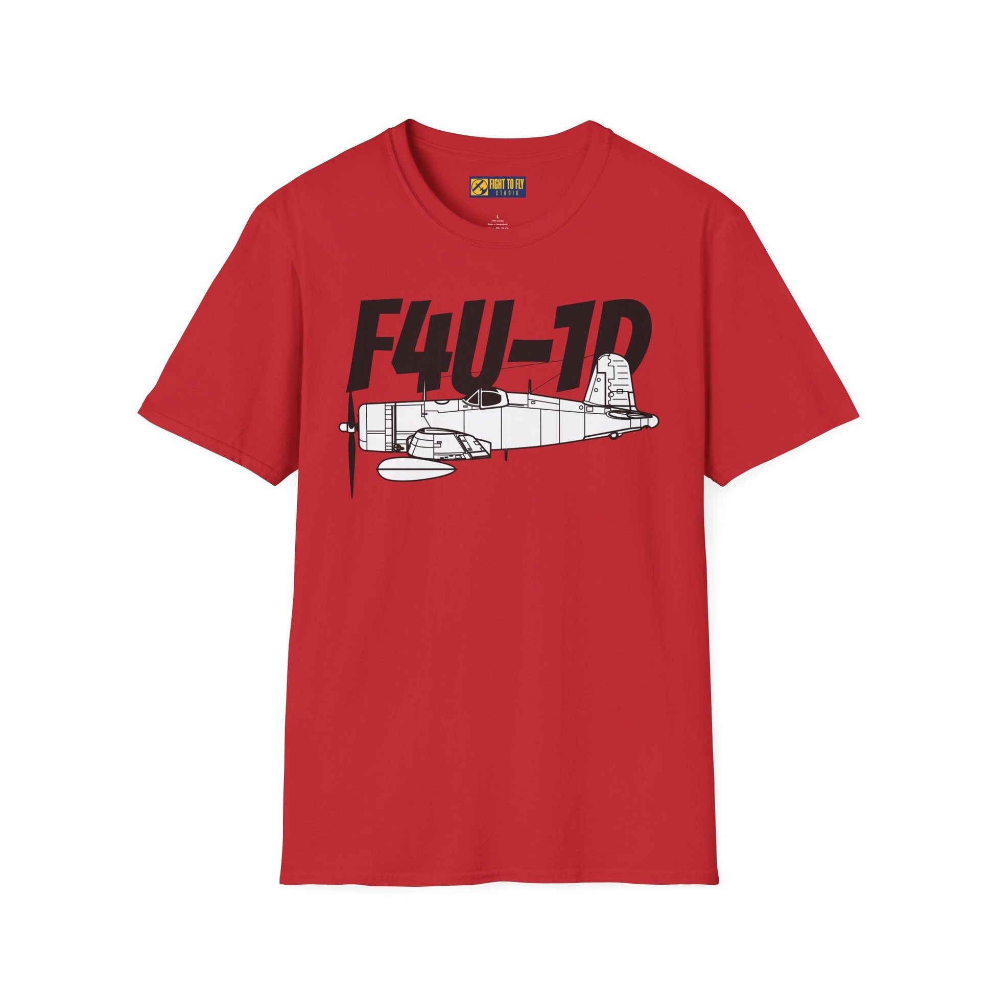F4U-1D T-Shirt – WWII Carrier-Based Fighter Aircraft Tee - Pilot gifts - warbird t-shirt