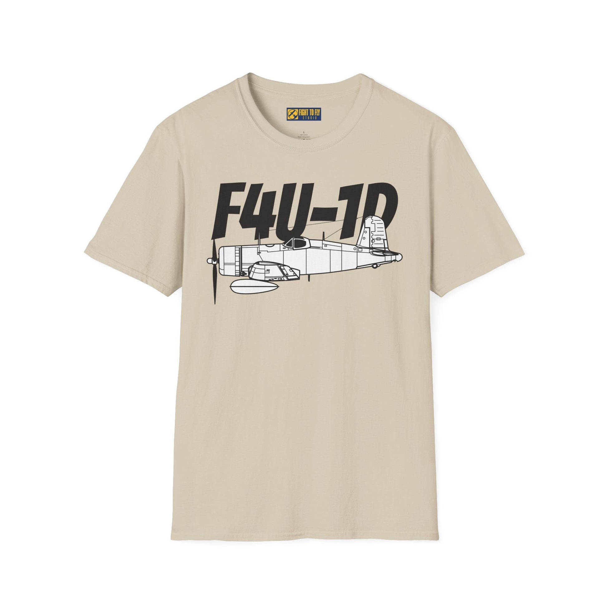 F4U-1D T-Shirt – WWII Carrier-Based Fighter Aircraft Tee - Pilot gifts - warbird t-shirt