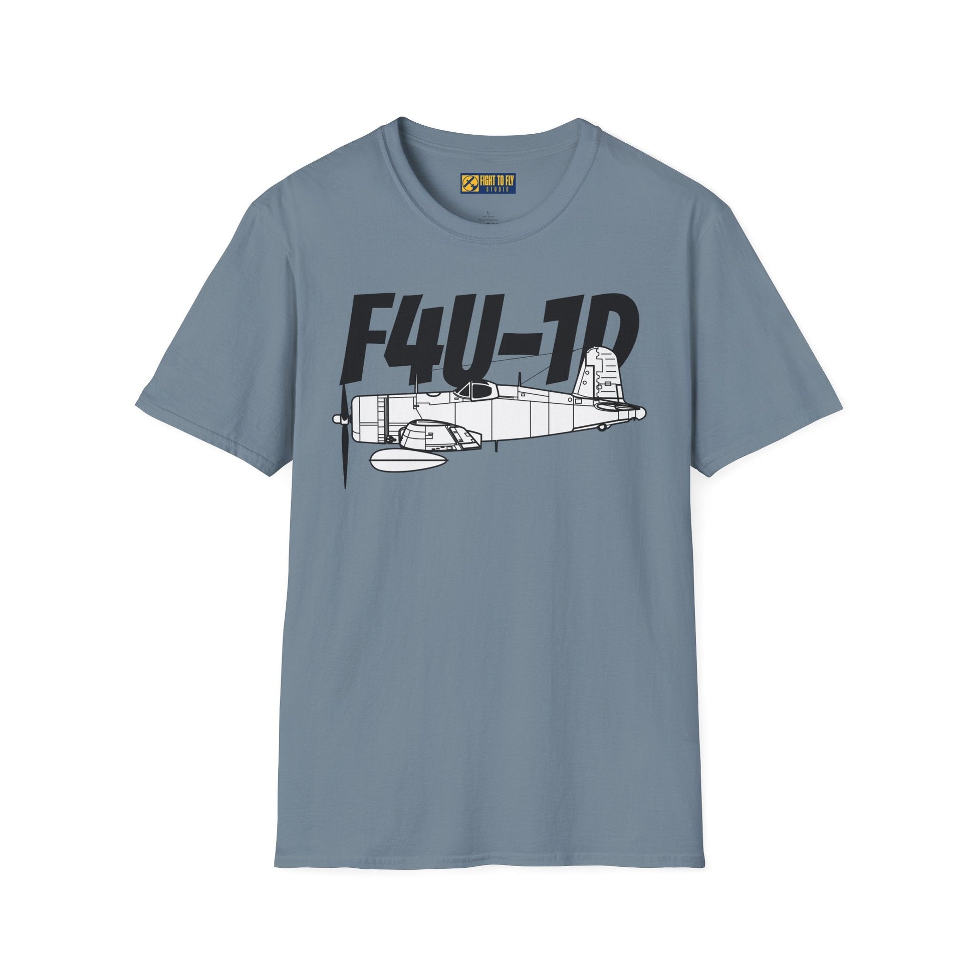 F4U-1D T-Shirt – WWII Carrier-Based Fighter Aircraft Tee - Pilot gifts - warbird t-shirt