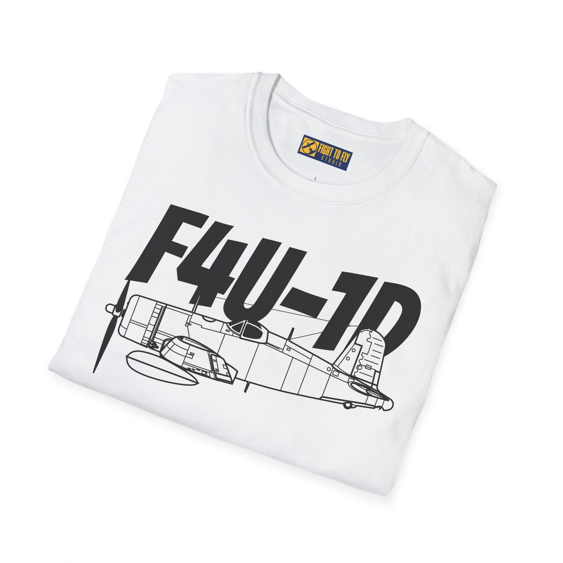 F4U-1D T-Shirt – WWII Carrier-Based Fighter Aircraft Tee - Pilot gifts - warbird t-shirt