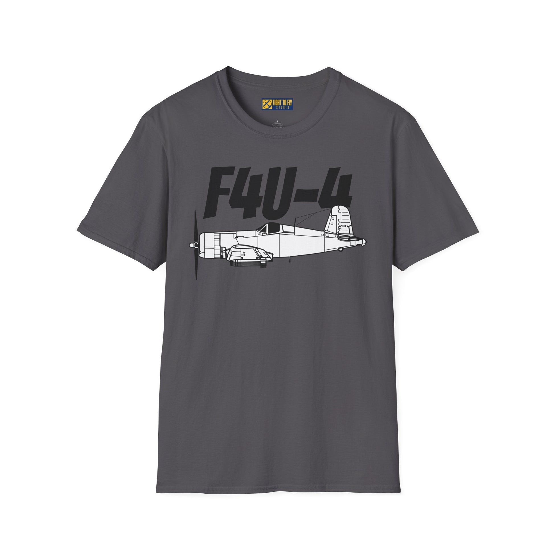 F4U-4 T-Shirt – WWII Naval Aircraft Aviation Tee - Pilot gifts - warbird t-shirt